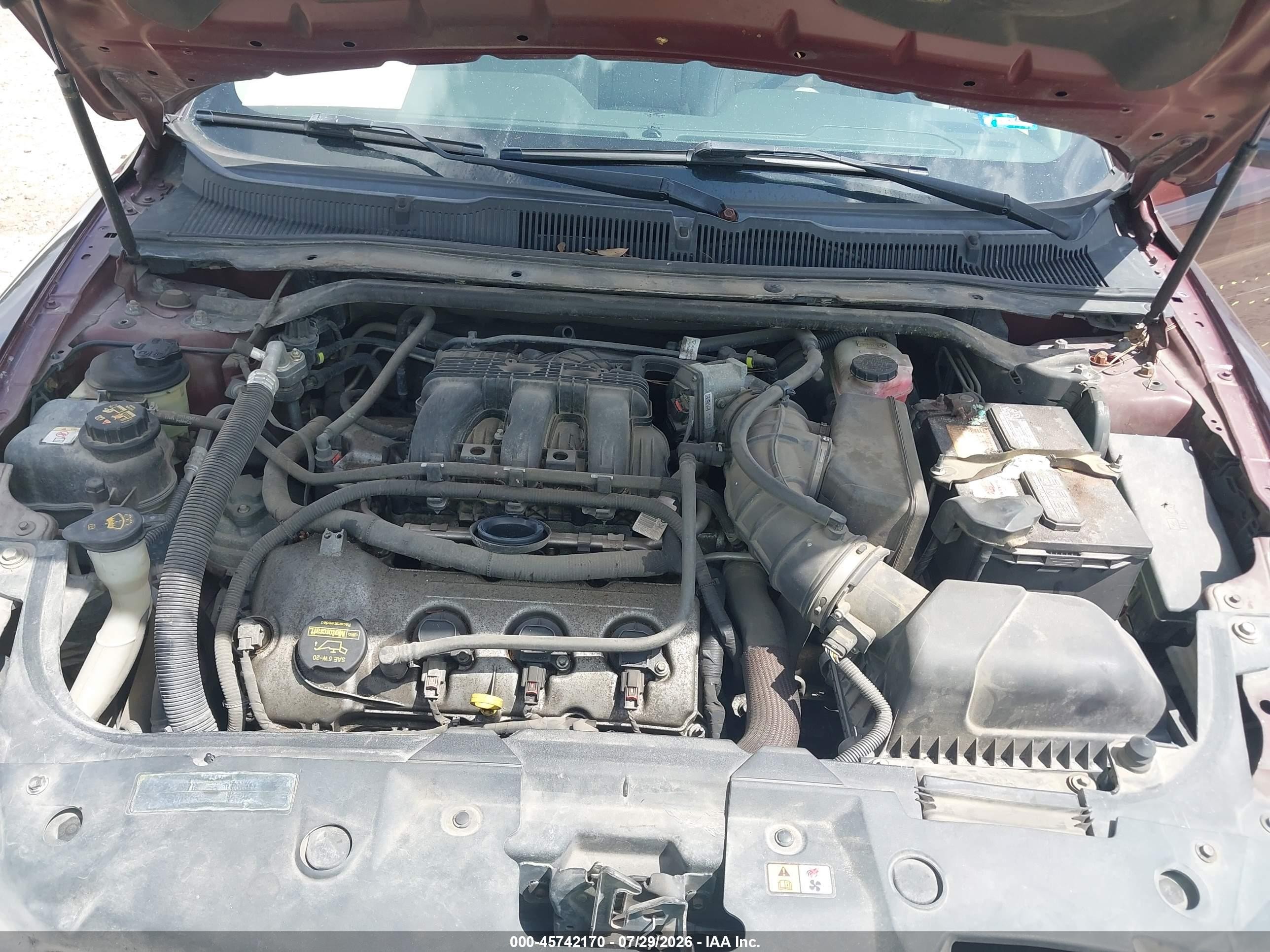 2010 Ford Taurus Limited Burgundy vin: 1FAHP2FW6AG134595