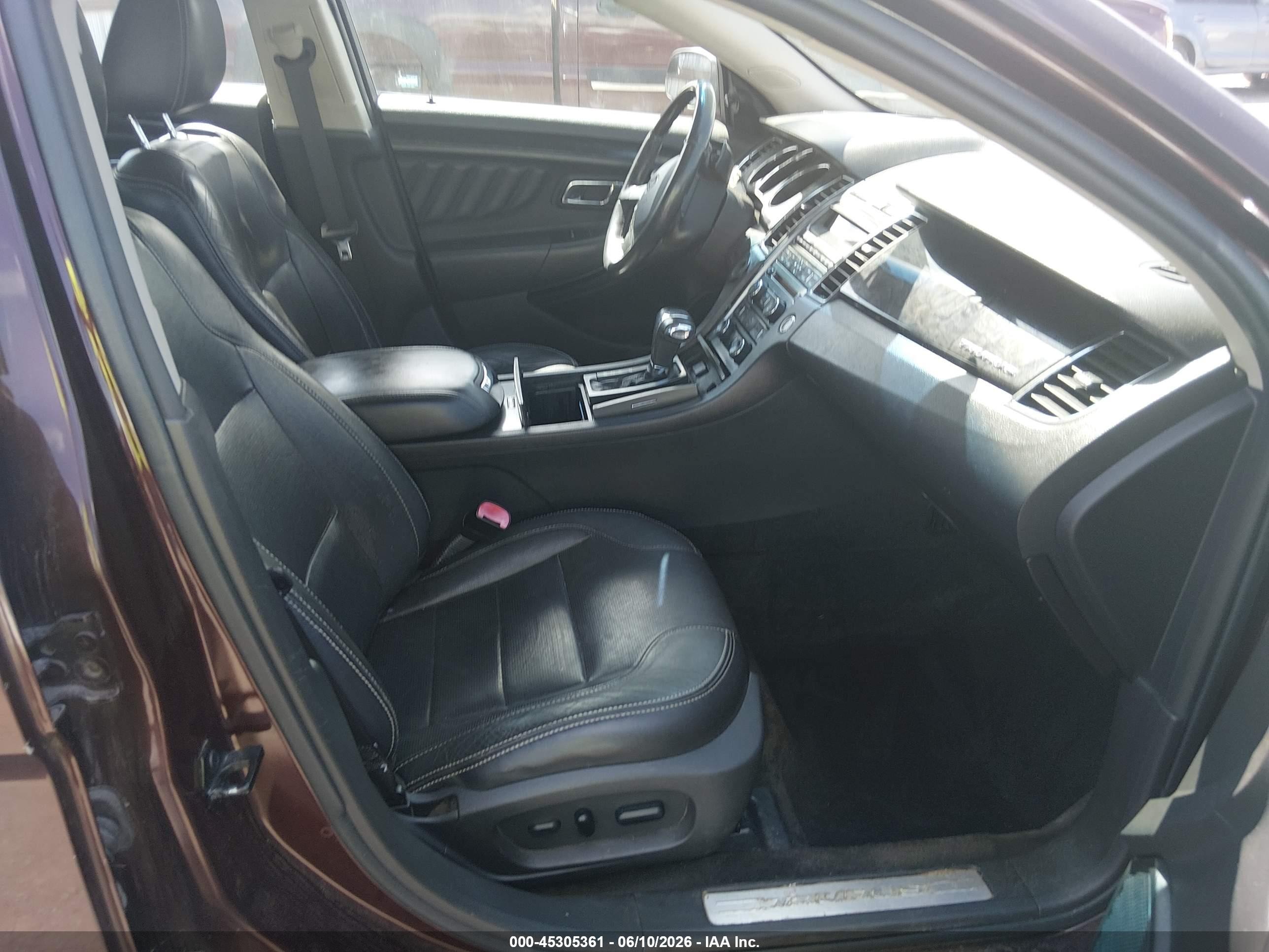 2012 Ford Taurus Limited Burgundy vin: 1FAHP2FW6CG101860