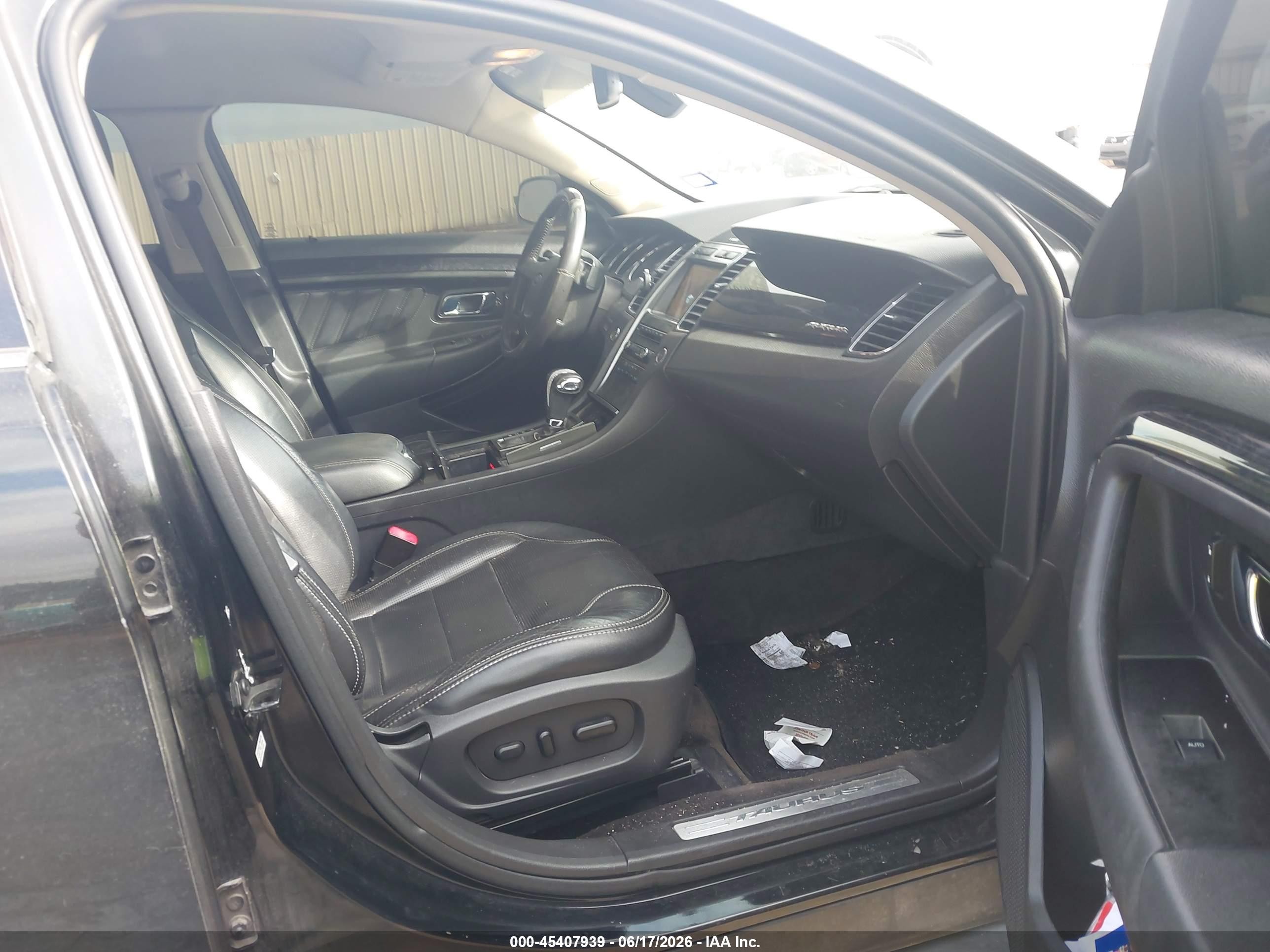 2012 Ford Taurus Limited Black vin: 1FAHP2FW6CG126449