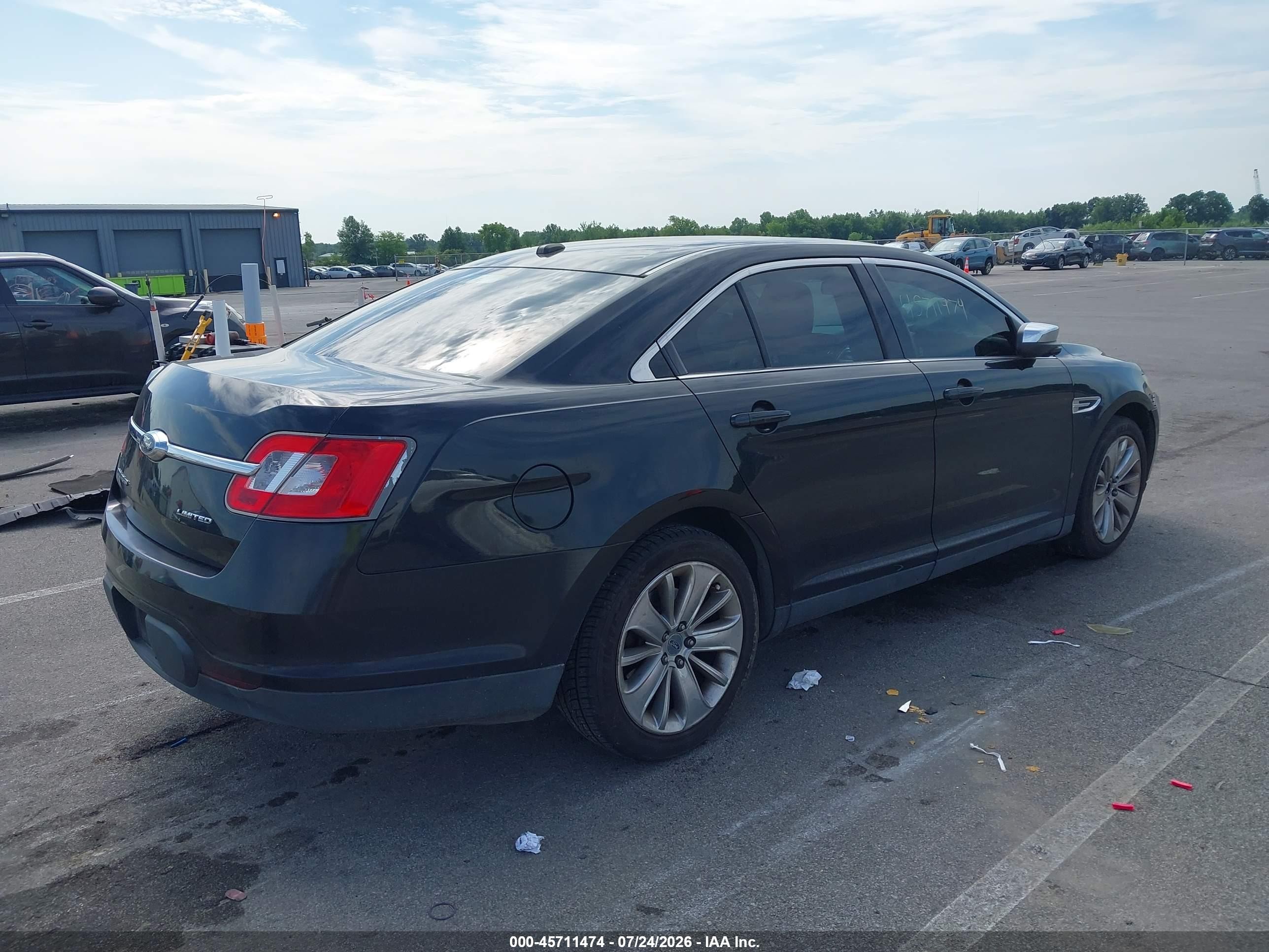 2011 Ford Taurus Limited Black vin: 1FAHP2FW7BG104801