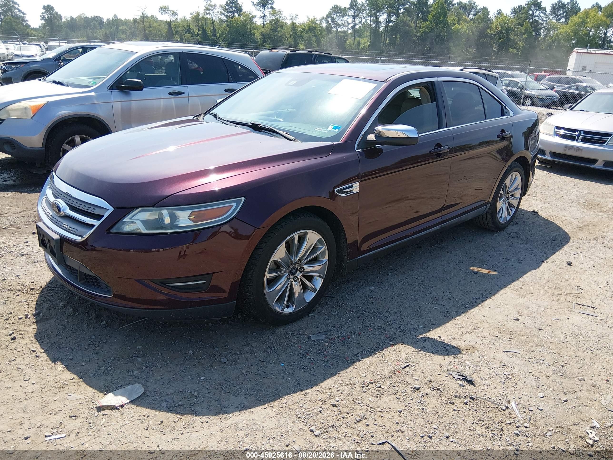 2011 Ford Taurus Limited Purple vin: 1FAHP2FW7BG172371