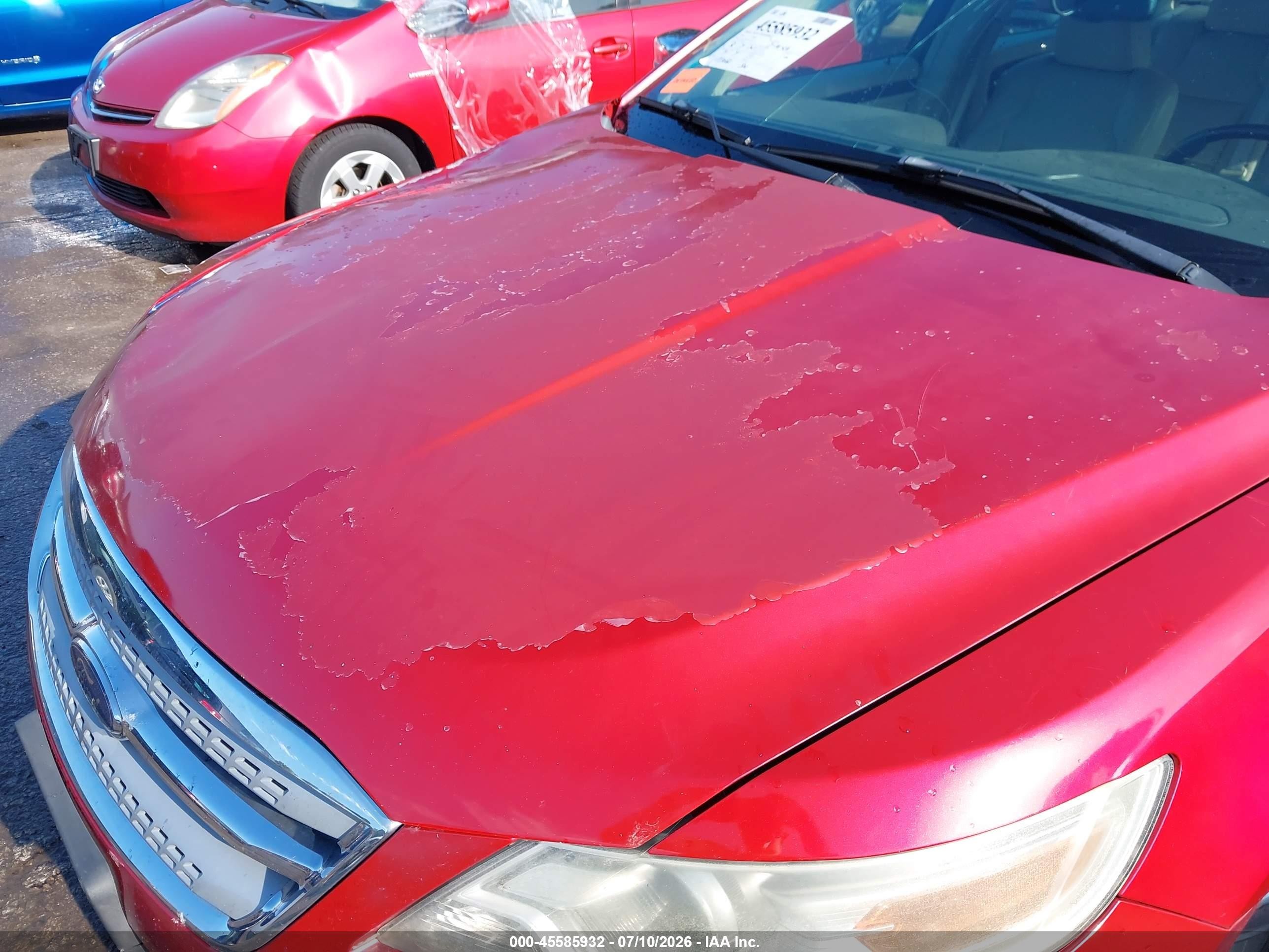 2010 Ford Taurus Limited Red vin: 1FAHP2FW8AG109164