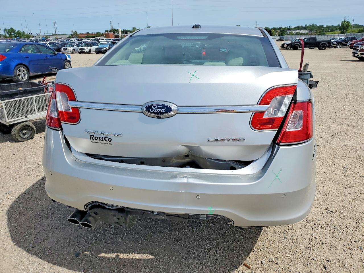 2010 Ford Taurus Limited Silver vin: 1FAHP2FW8AG154993