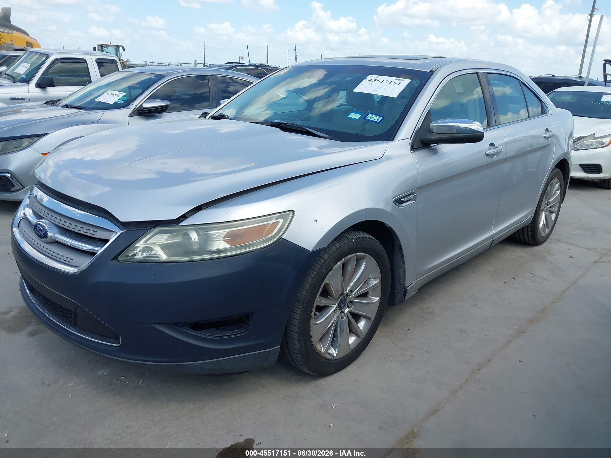 2010 Ford Taurus Limited Silver vin: 1FAHP2FW8AG160261