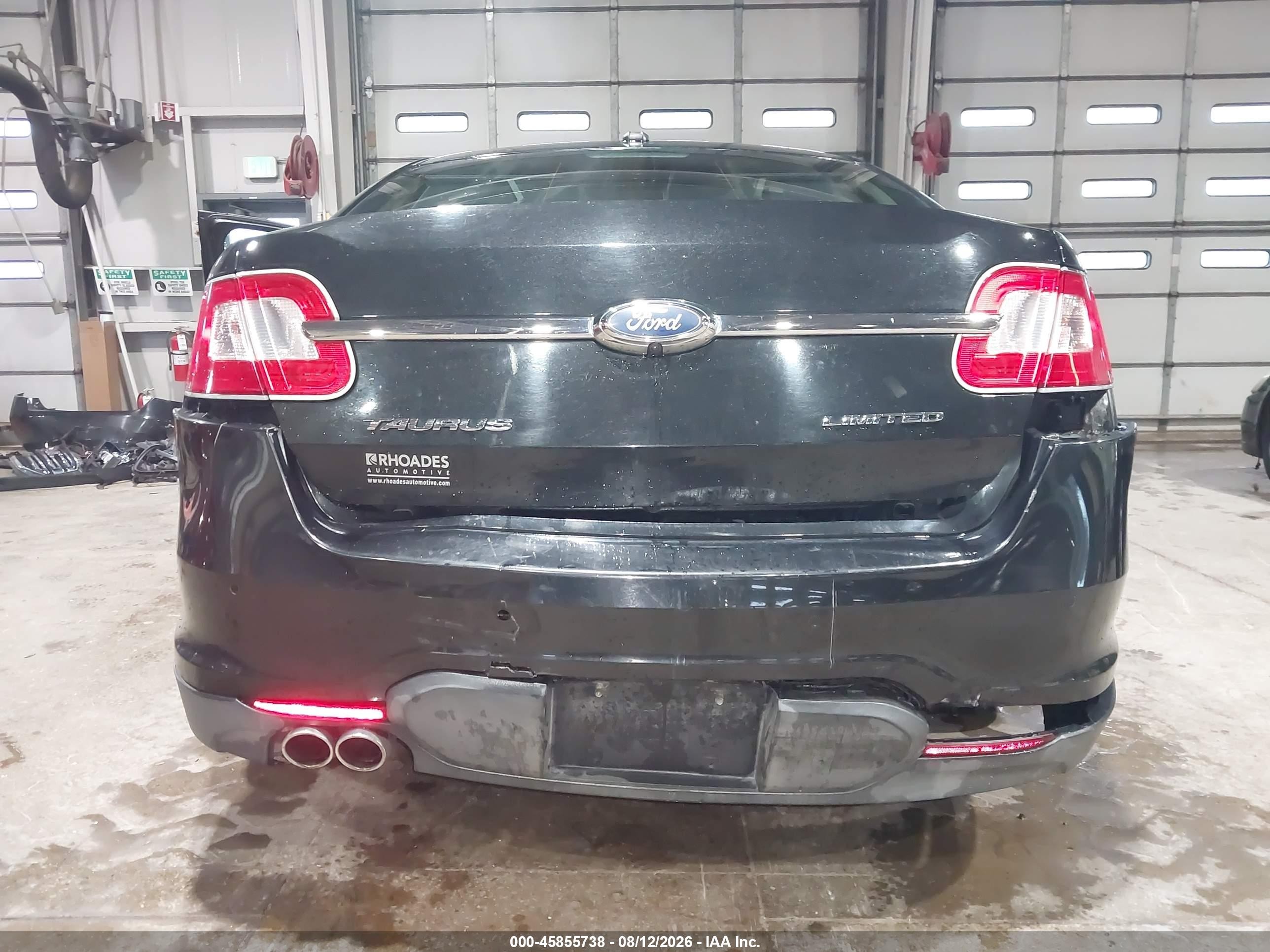 2011 Ford Taurus Limited Black vin: 1FAHP2FW8BG134695