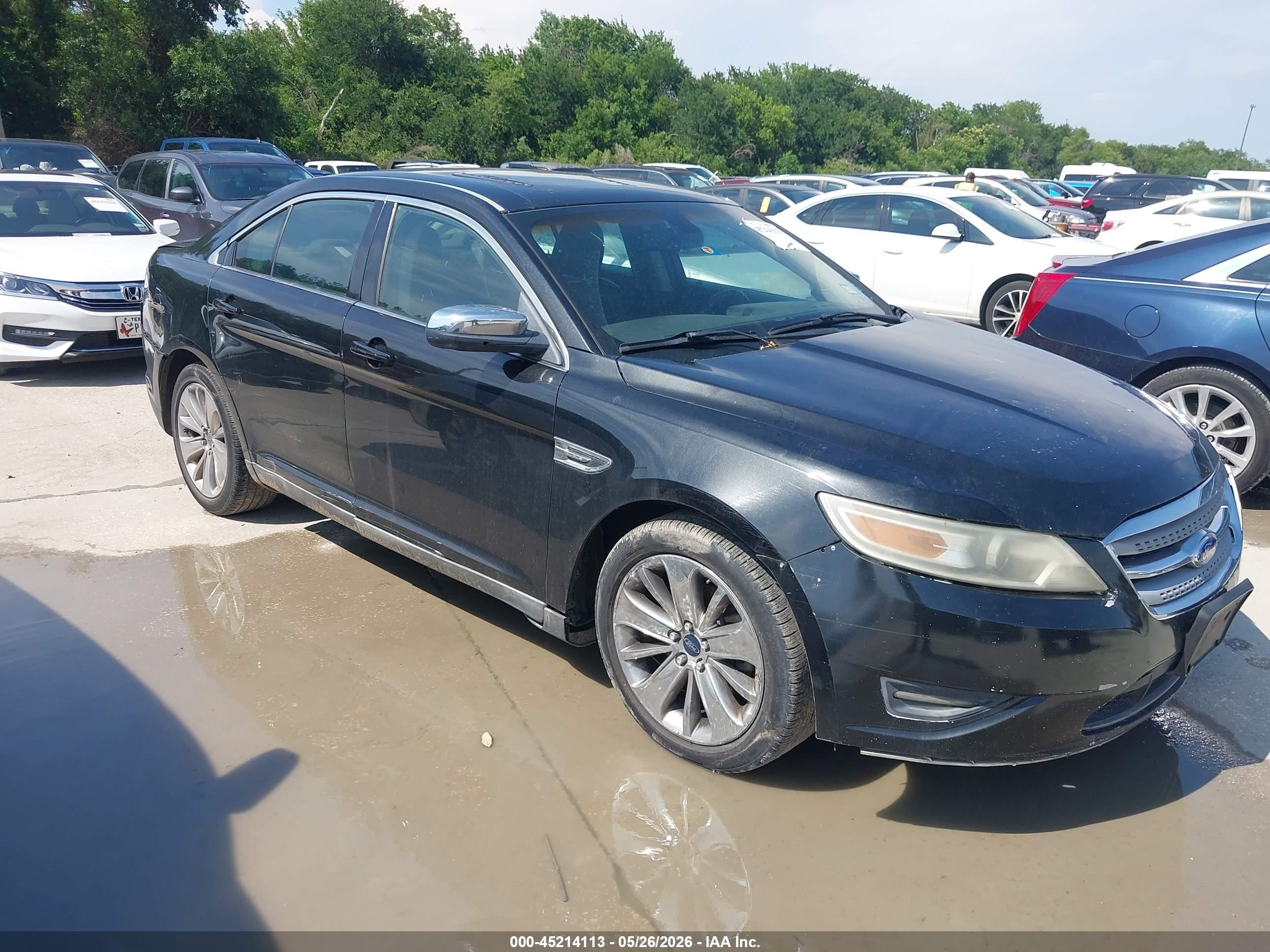 2010 Ford Taurus Limited Black vin: 1FAHP2FW9AG153660