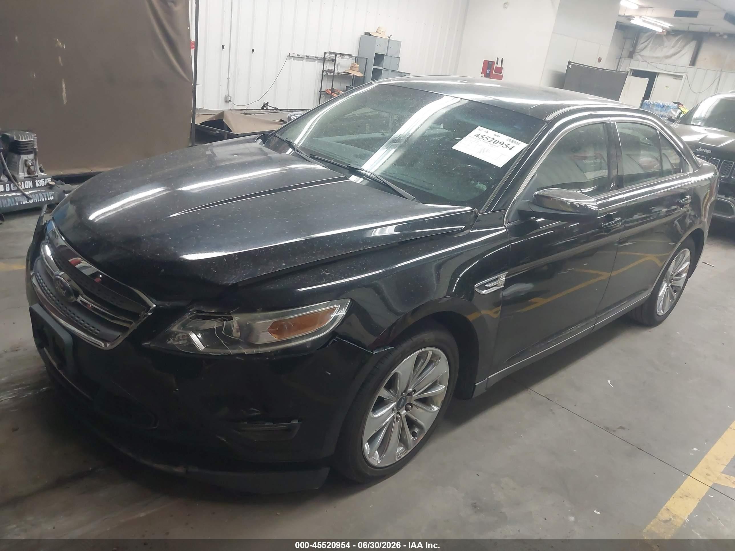 2012 Ford Taurus Limited Черный vin: 1FAHP2FW9CG100749