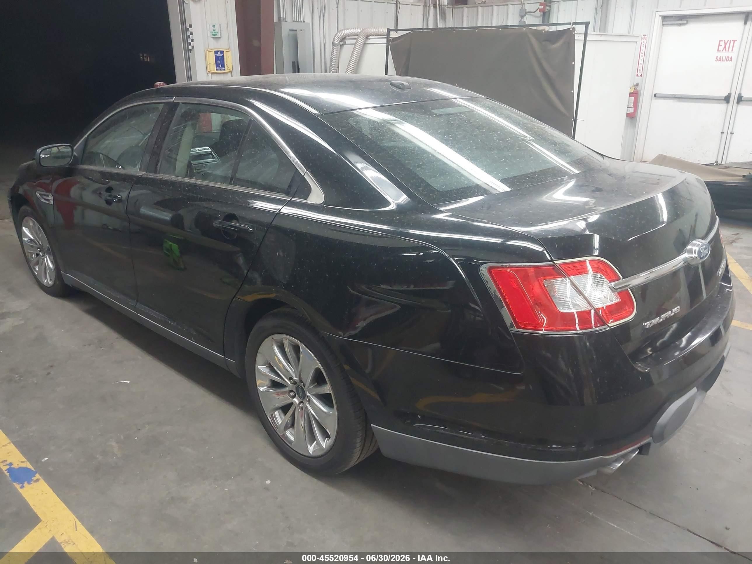 2012 Ford Taurus Limited Черный vin: 1FAHP2FW9CG100749