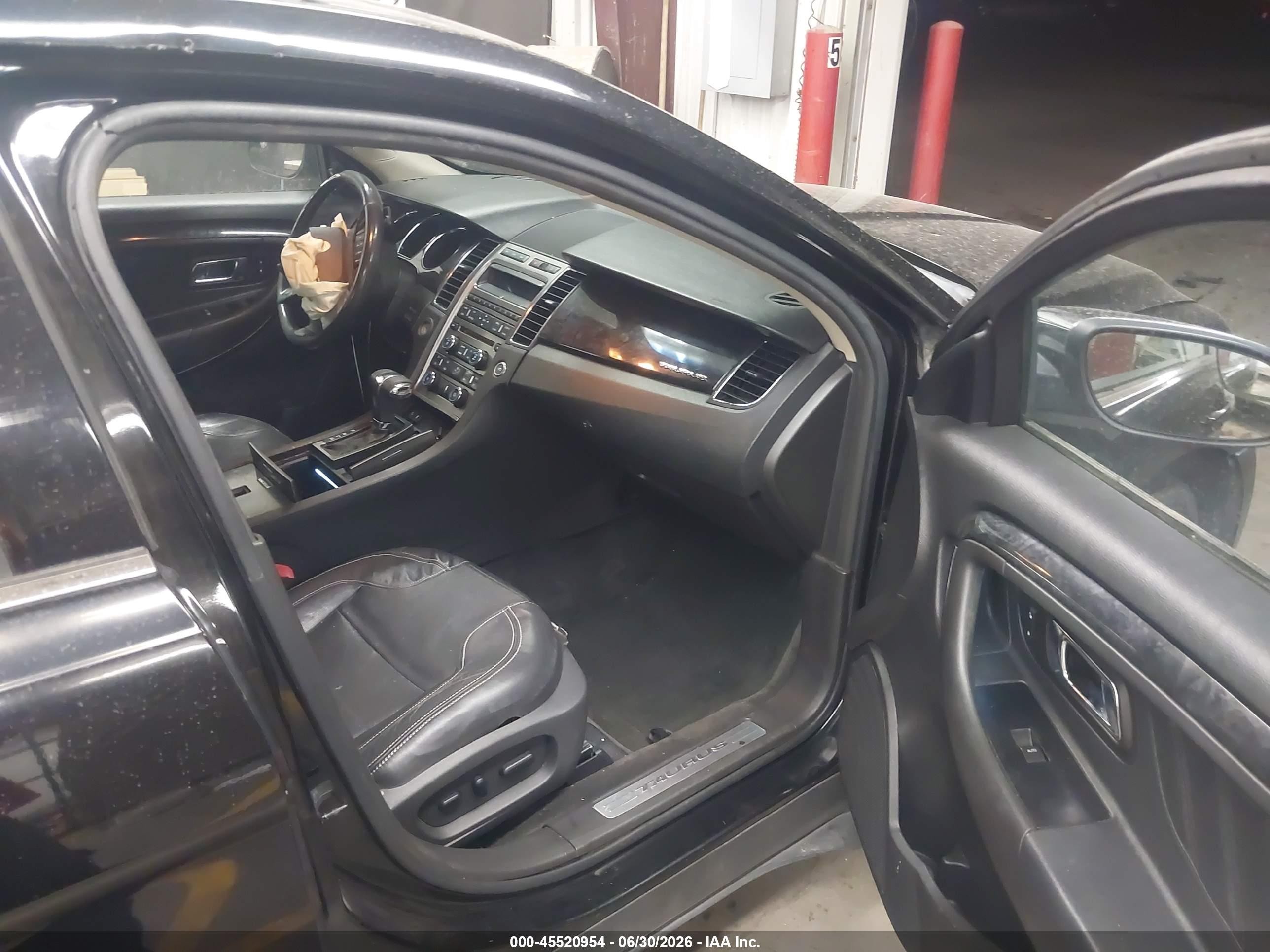 2012 Ford Taurus Limited Черный vin: 1FAHP2FW9CG100749