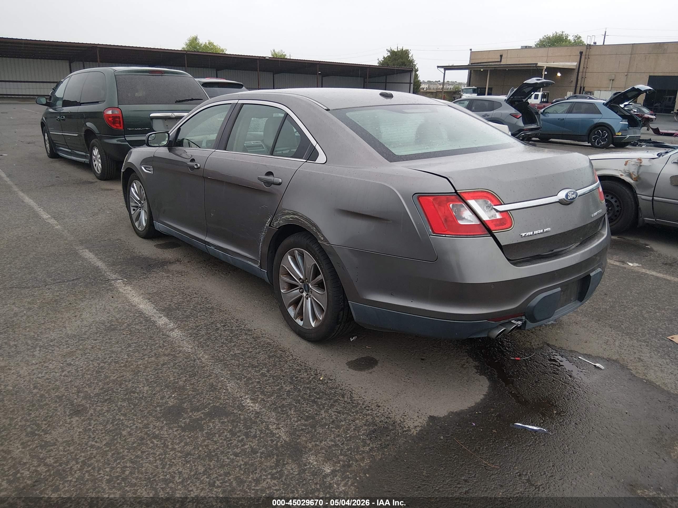 2012 Ford Taurus Limited Серый vin: 1FAHP2FW9CG101111