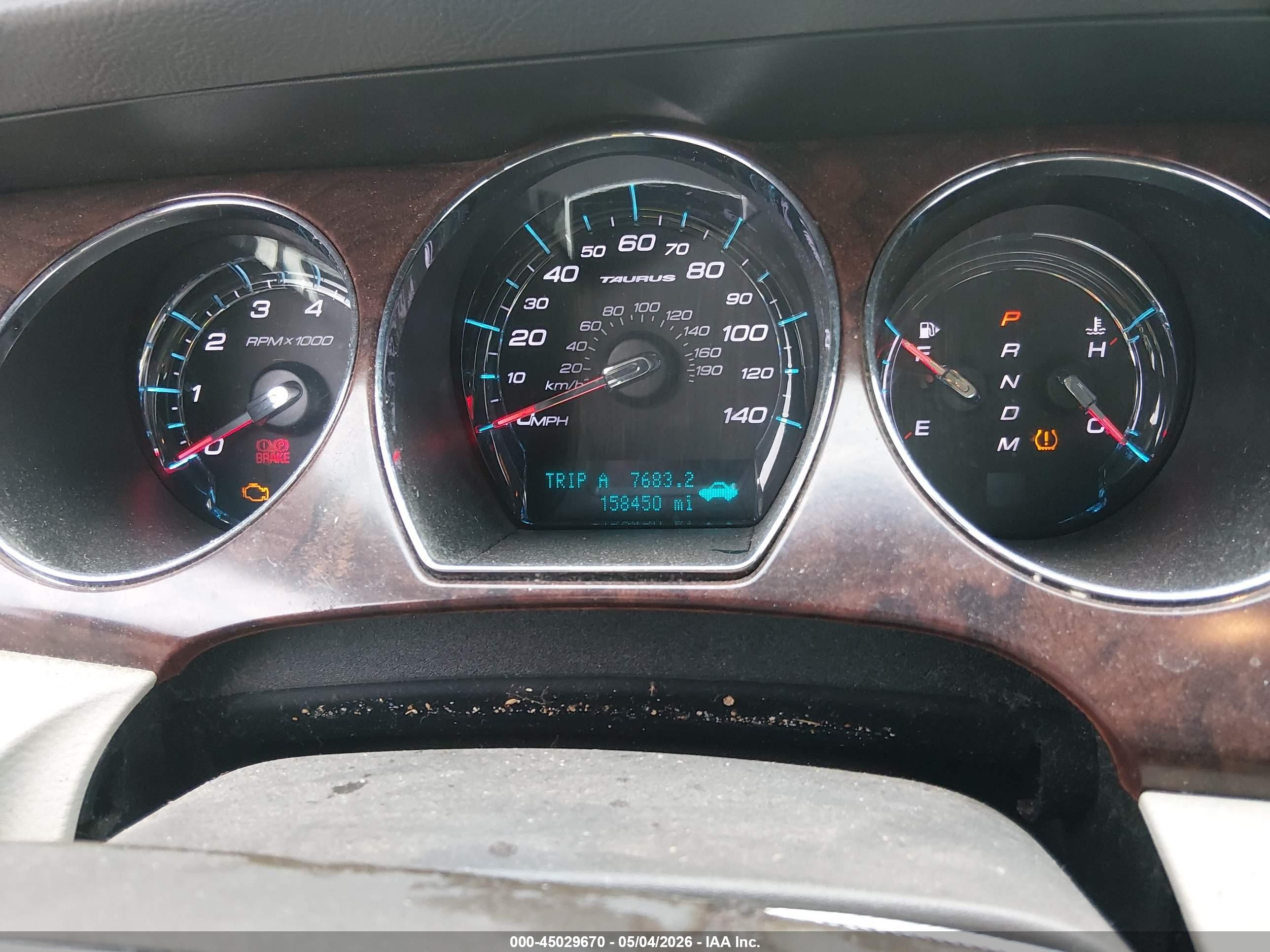 2012 Ford Taurus Limited Серый vin: 1FAHP2FW9CG101111