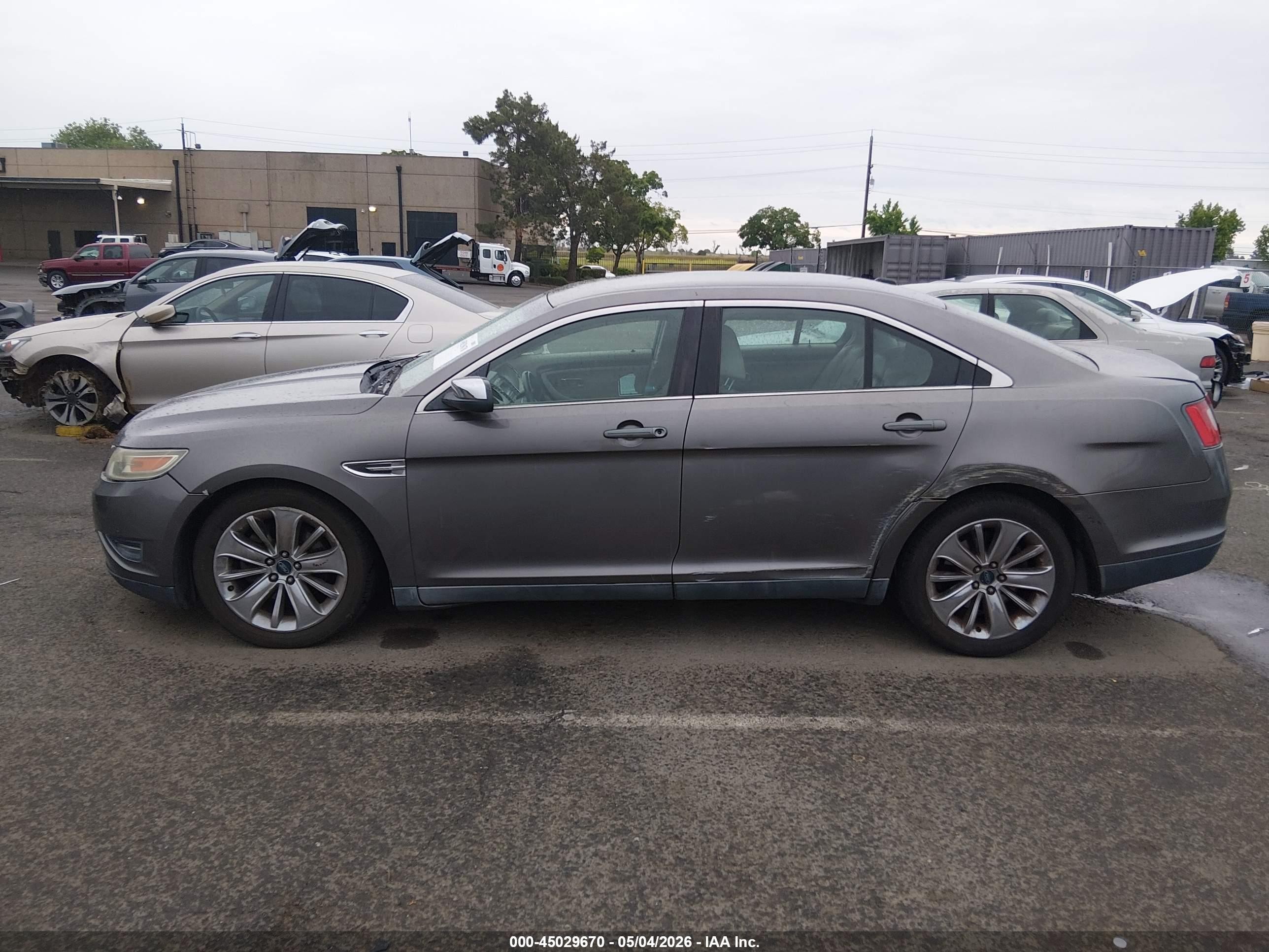 2012 Ford Taurus Limited Серый vin: 1FAHP2FW9CG101111