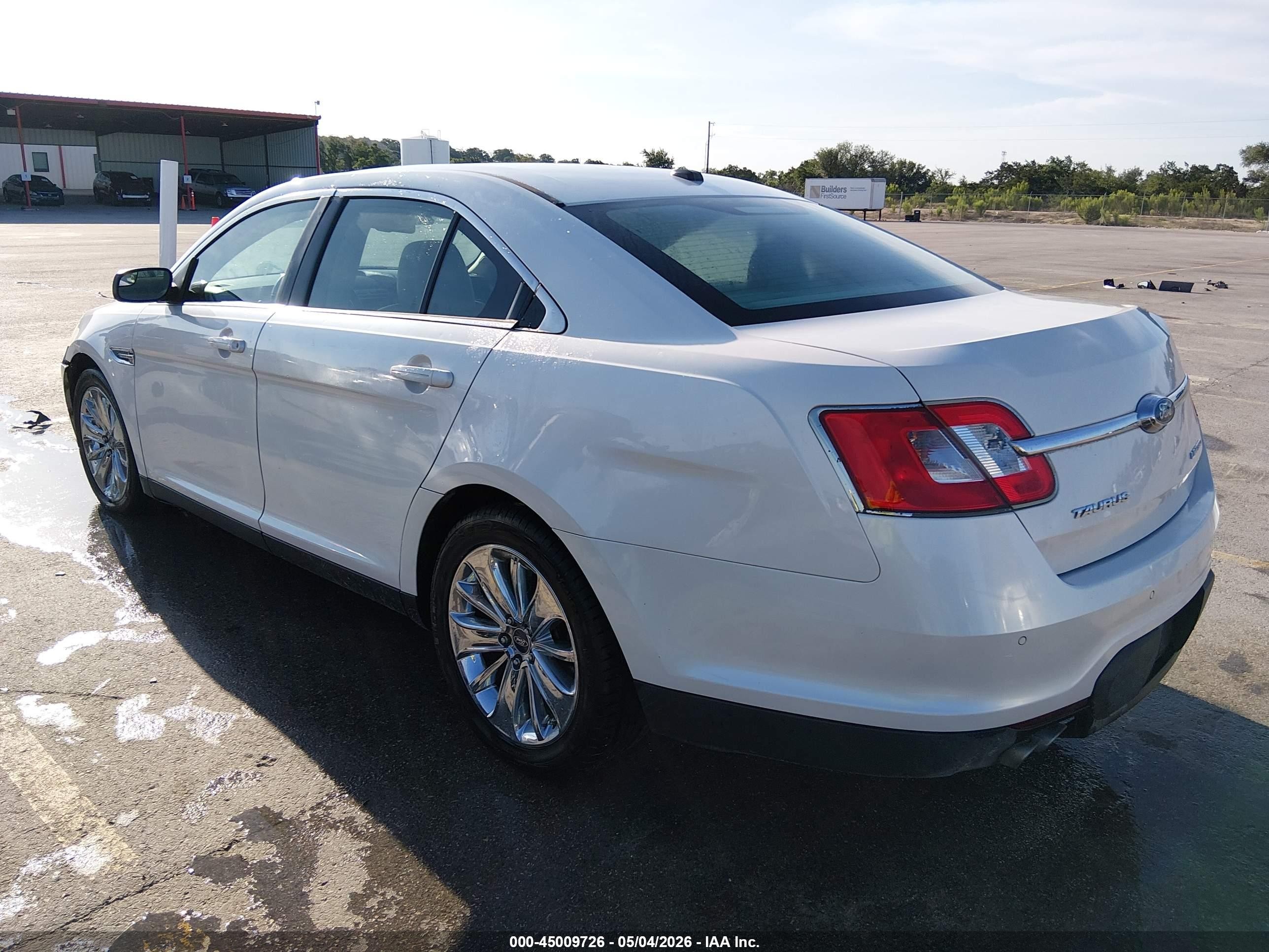 2012 Ford Taurus Limited White vin: 1FAHP2FW9CG134691