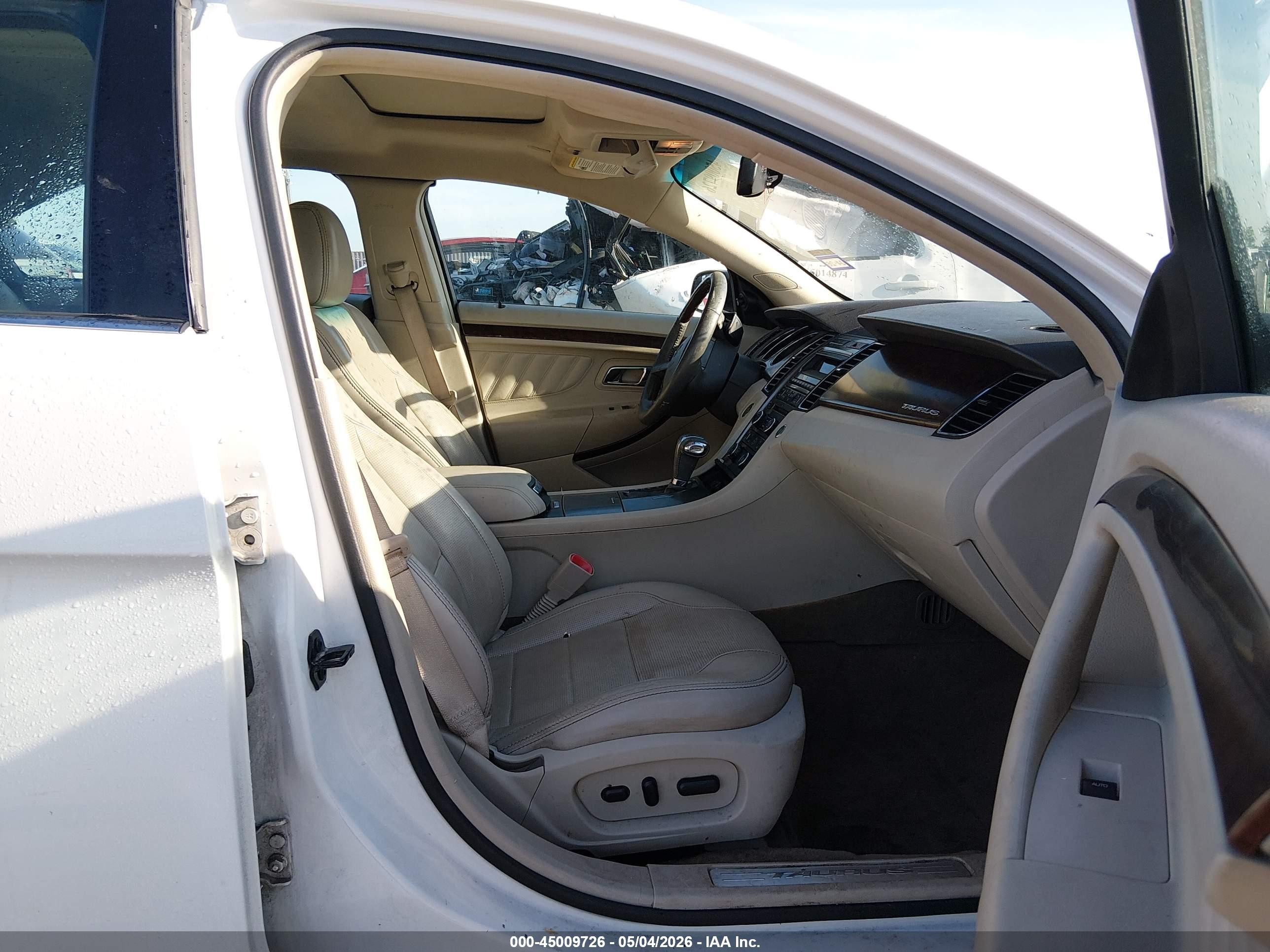 2012 Ford Taurus Limited White vin: 1FAHP2FW9CG134691