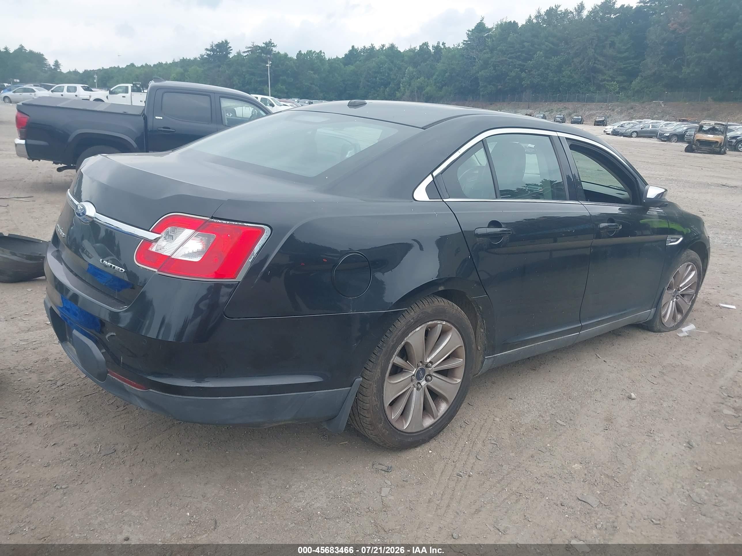 2010 Ford Taurus Limited Black vin: 1FAHP2FWXAG143140