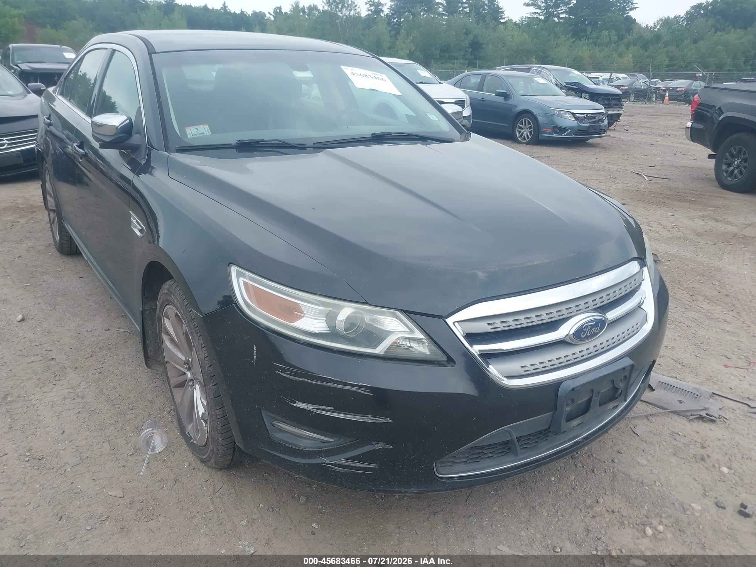 2010 Ford Taurus Limited Black vin: 1FAHP2FWXAG143140