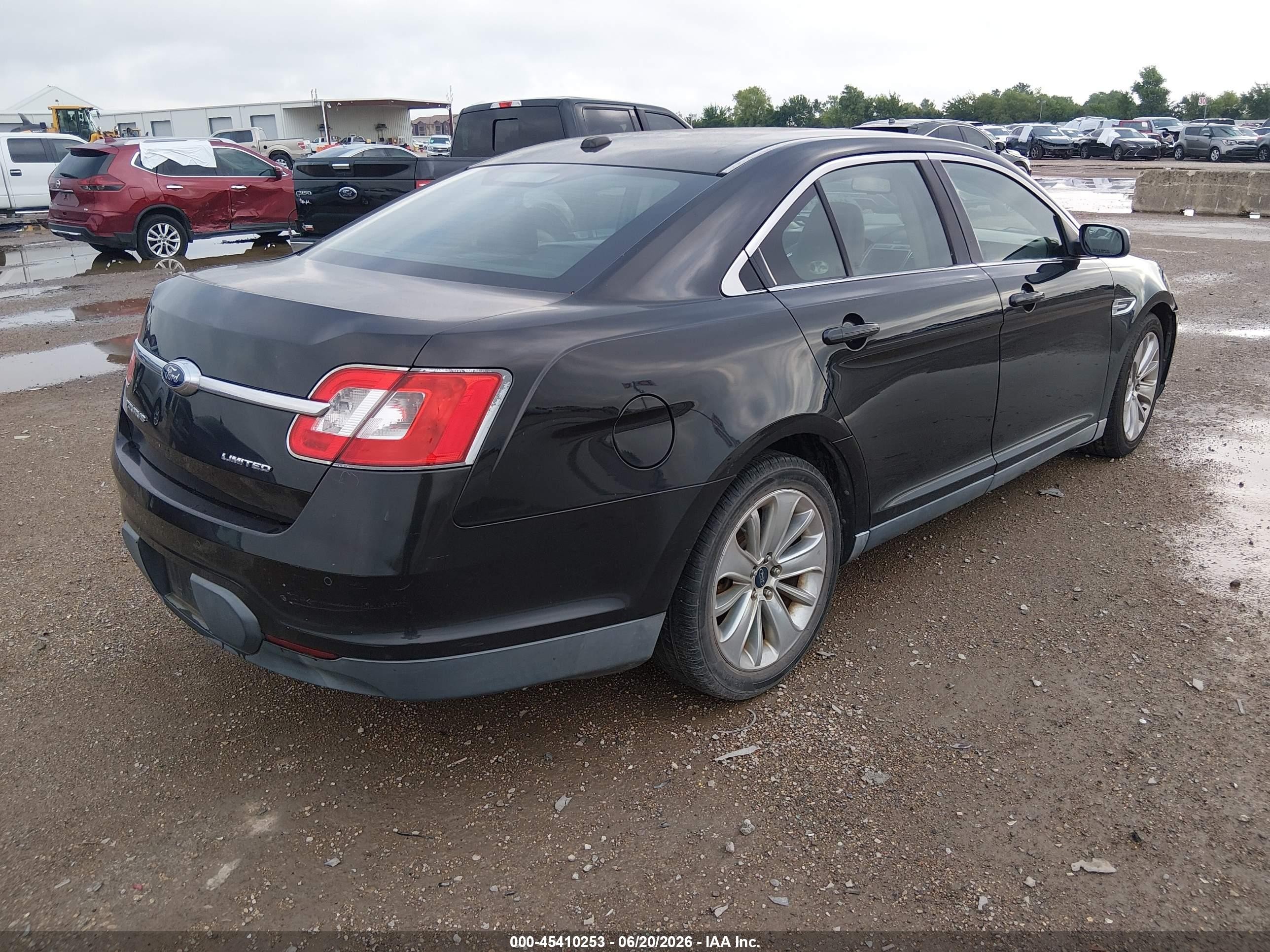 2011 Ford Taurus Limited Черный vin: 1FAHP2FWXBG102248