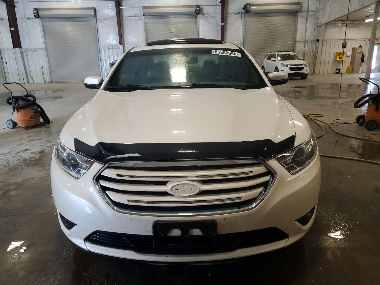 2015 Ford Taurus Sel White vin: 1FAHP2H80FG147106