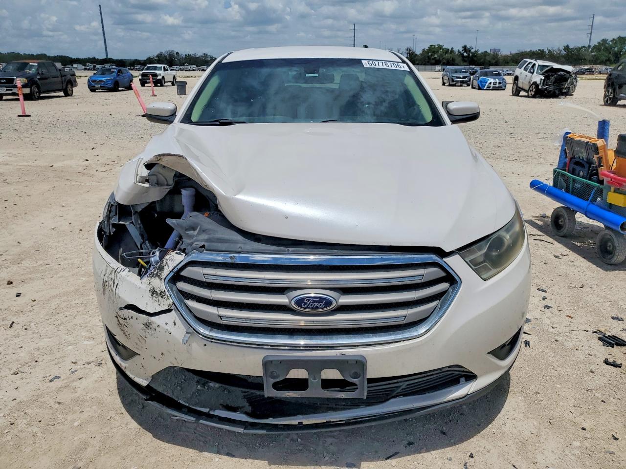 2015 Ford Taurus Sel White vin: 1FAHP2H80FG166027