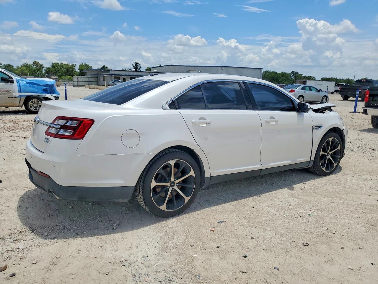 2015 Ford Taurus Sel White vin: 1FAHP2H80FG166027