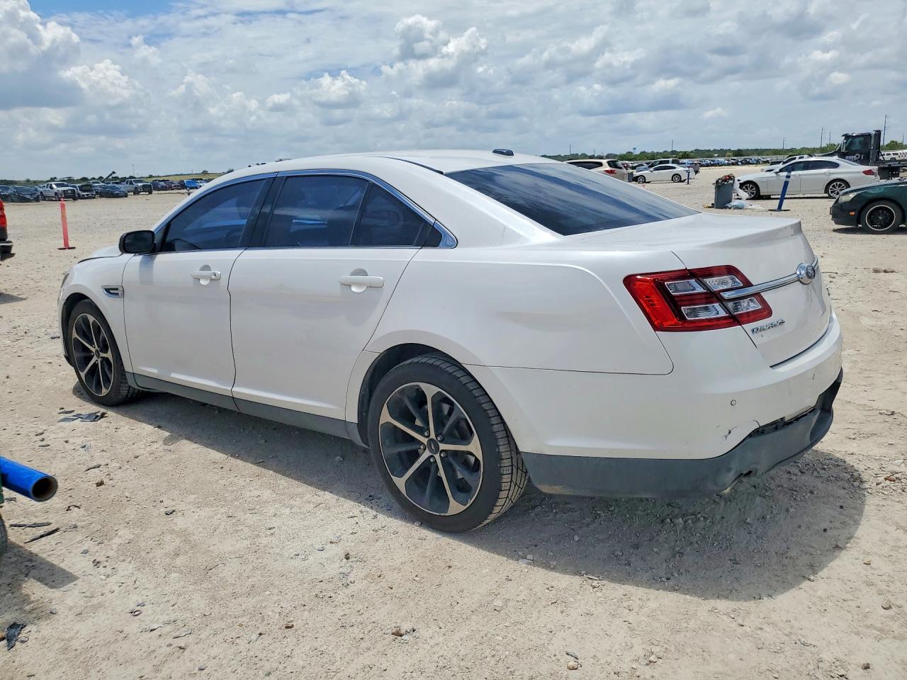 2015 Ford Taurus Sel White vin: 1FAHP2H80FG166027