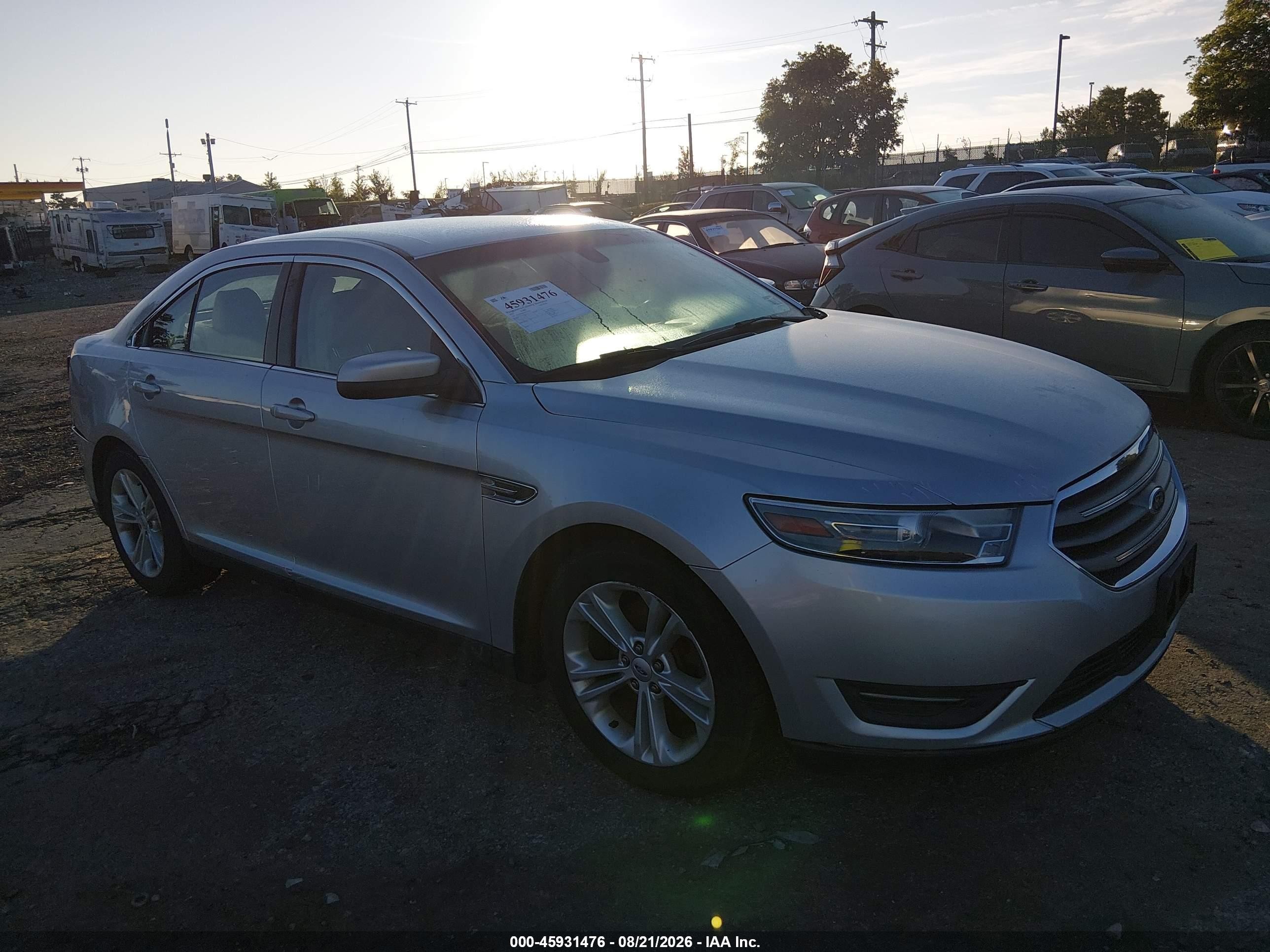 2013 Ford Taurus Sel Silver vin: 1FAHP2H81DG125516