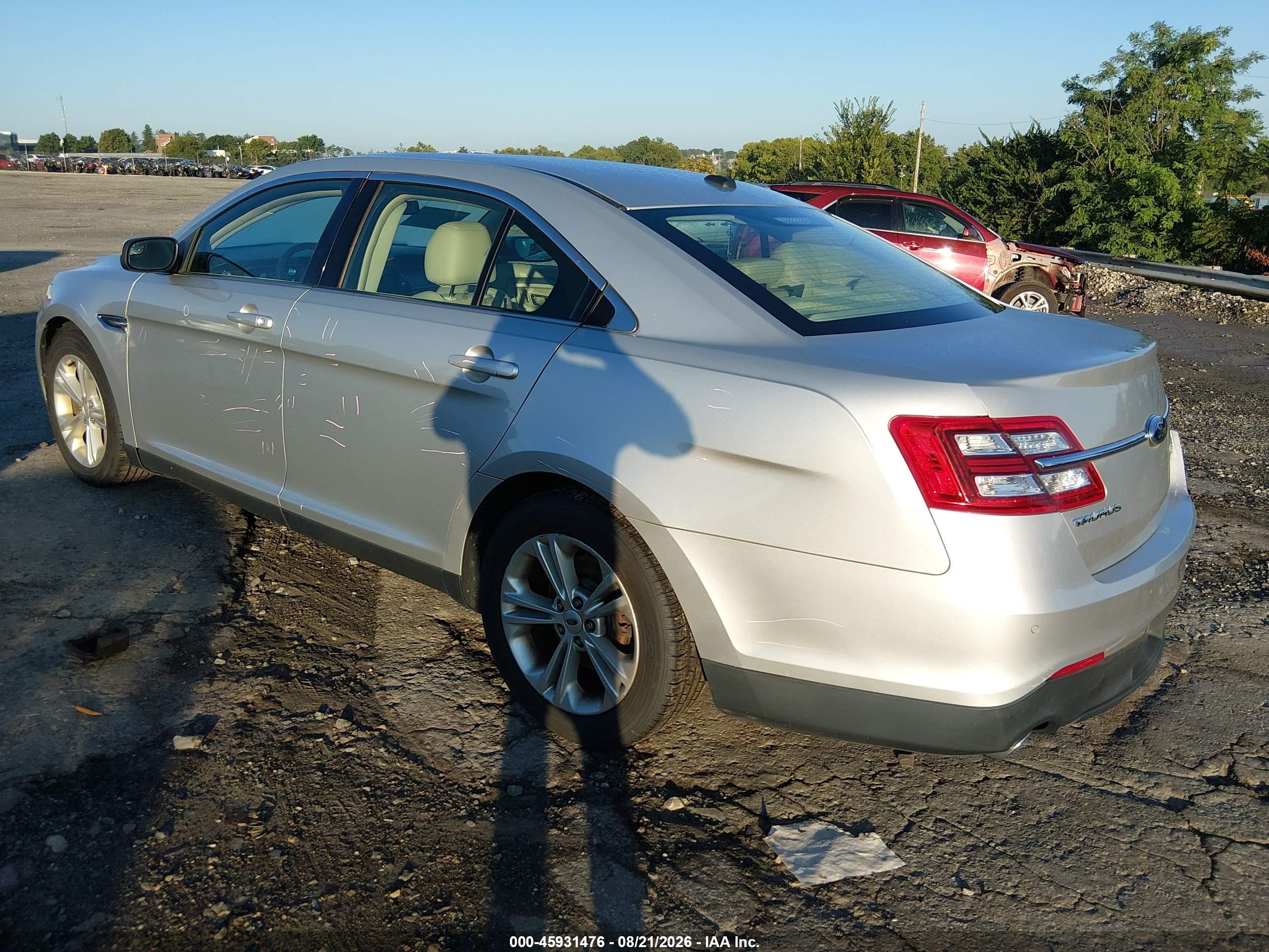 2013 Ford Taurus Sel Silver vin: 1FAHP2H81DG125516