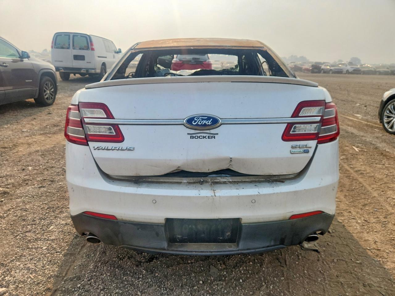 2013 Ford Taurus Sel White vin: 1FAHP2H81DG142509
