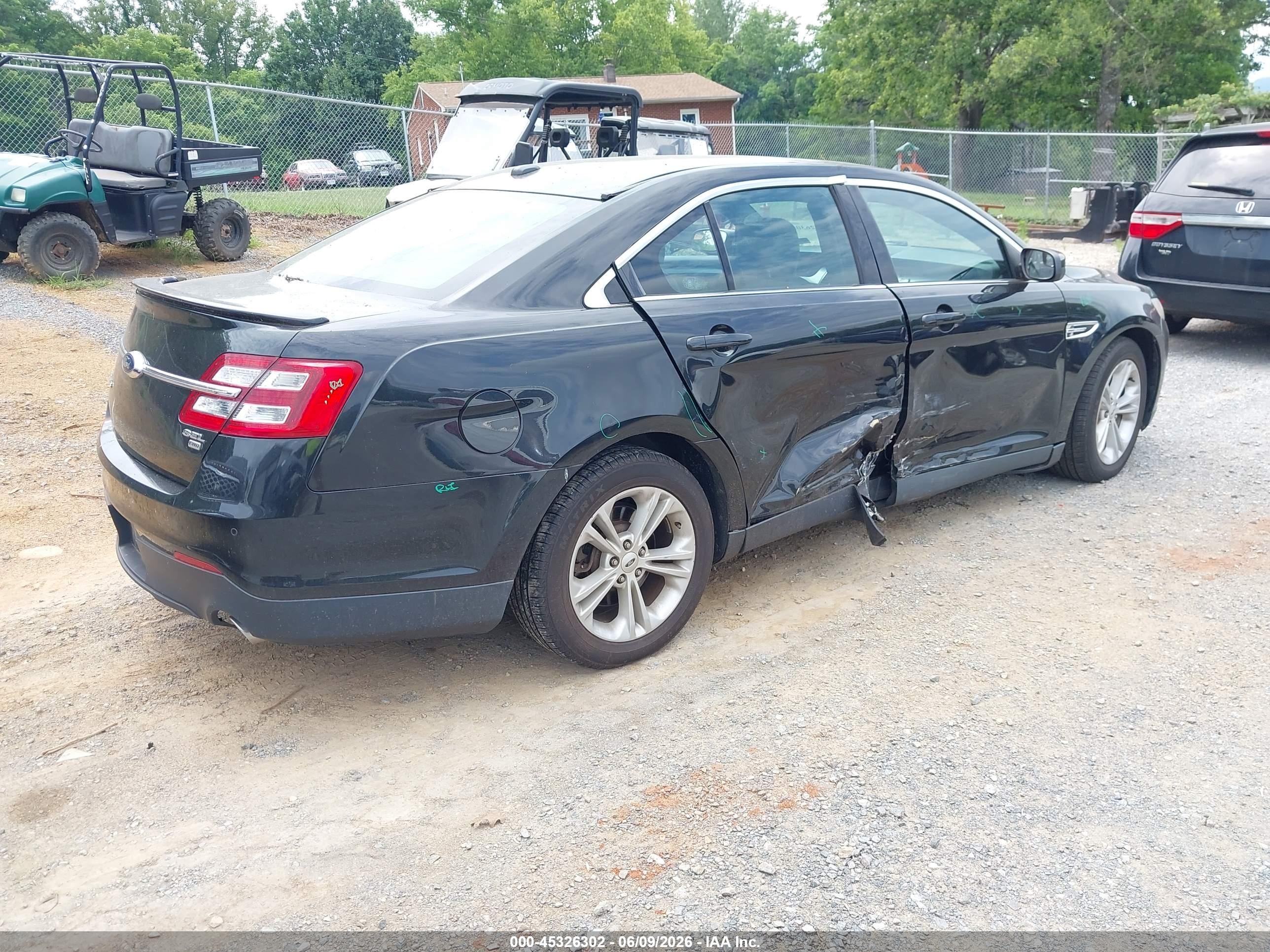 2014 Ford Taurus Sel Black vin: 1FAHP2H81EG181831