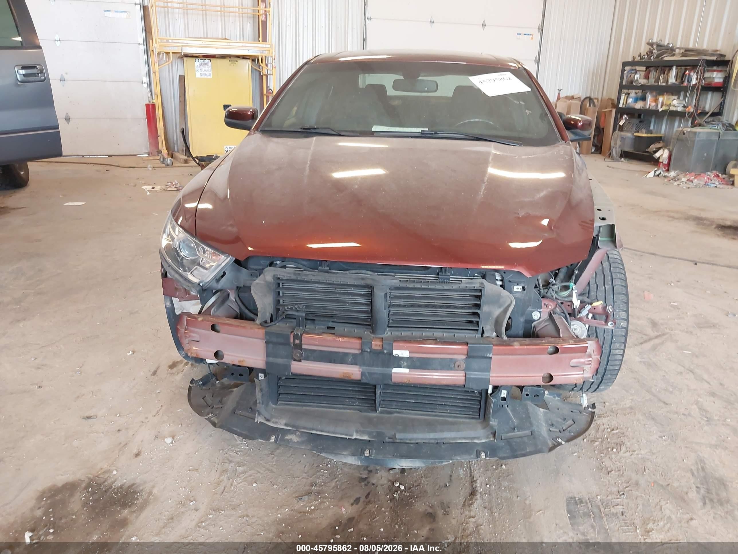 2015 Ford Taurus Sel Burgundy vin: 1FAHP2H82FG135040