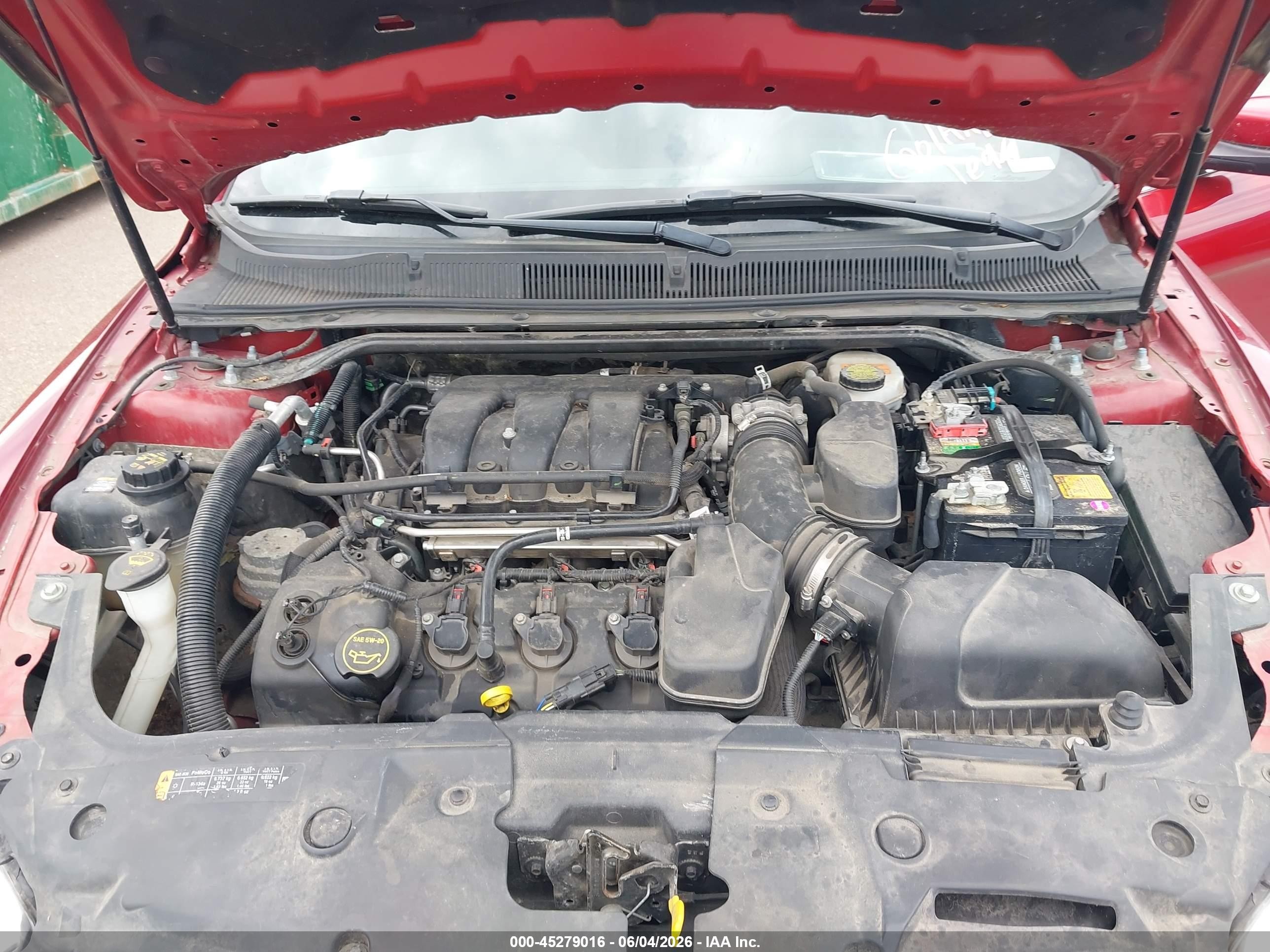 2014 Ford Taurus Sel Красный vin: 1FAHP2H83EG137880
