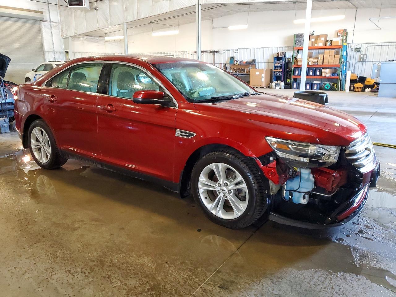2014 Ford Taurus Sel Red vin: 1FAHP2H83EG183709