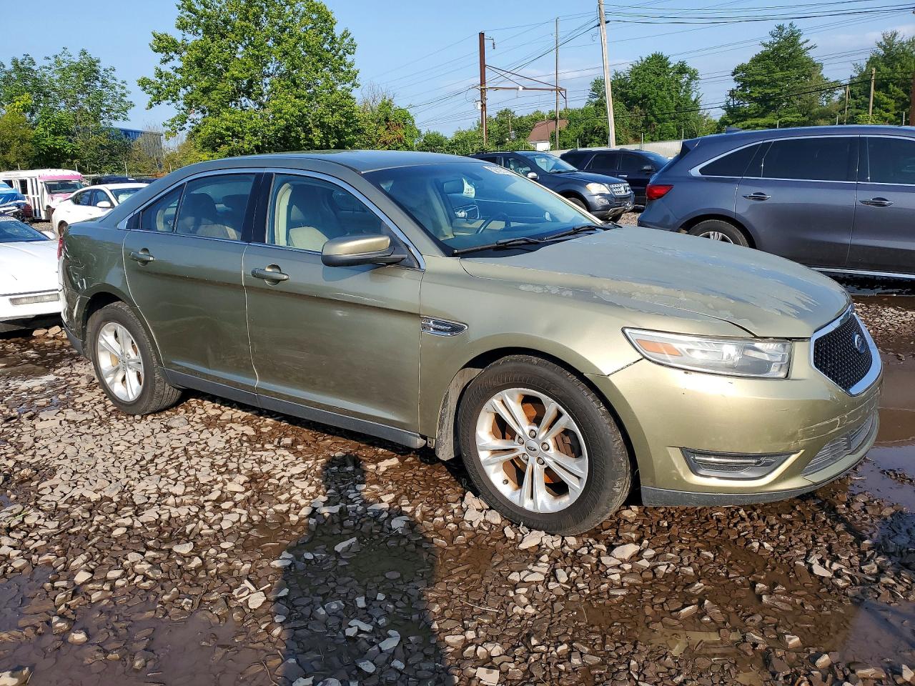 2013 Ford Taurus Sel Зеленый vin: 1FAHP2H84DG203559