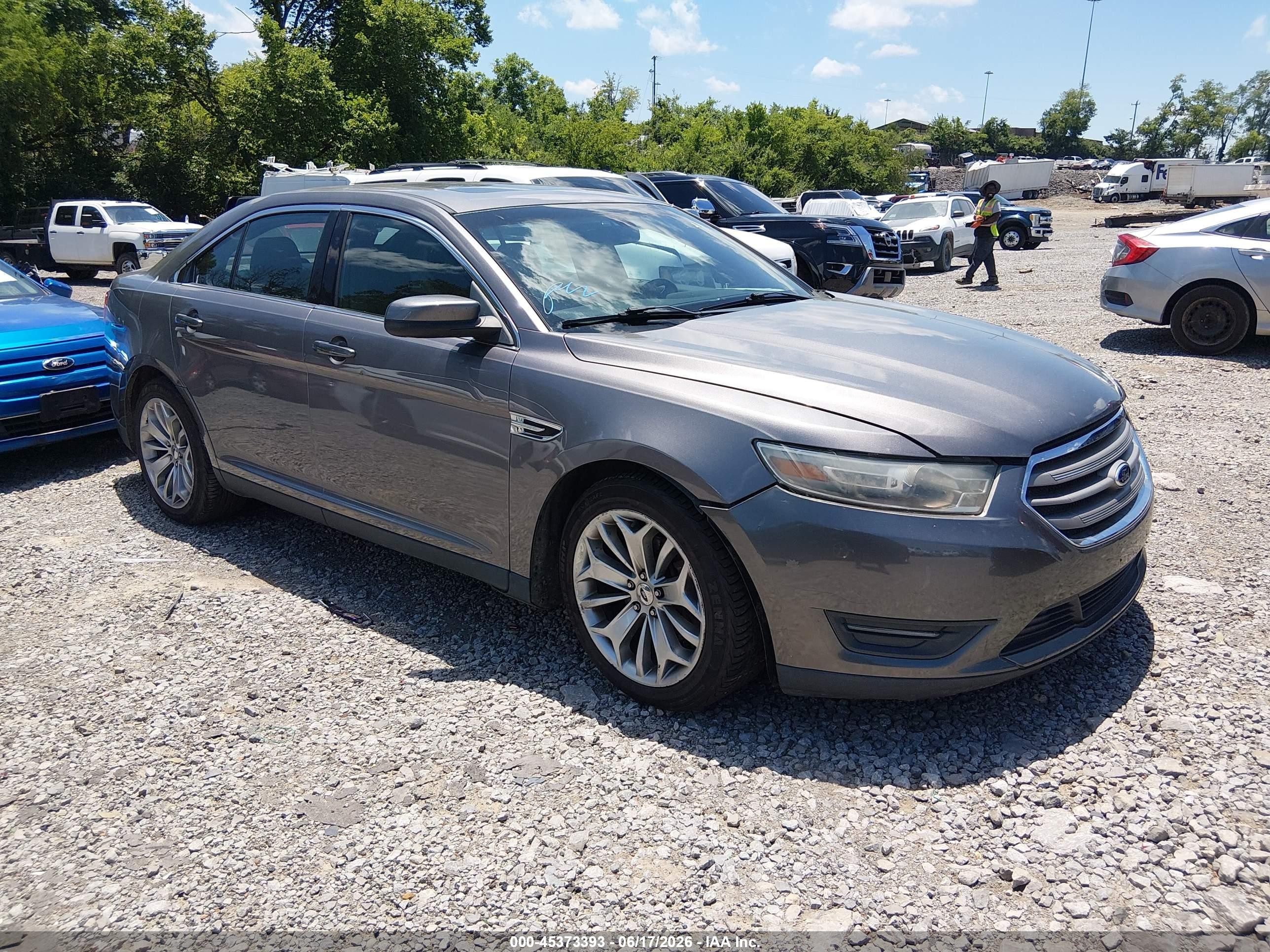 2013 Ford Taurus Sel Gray vin: 1FAHP2H84DG215419