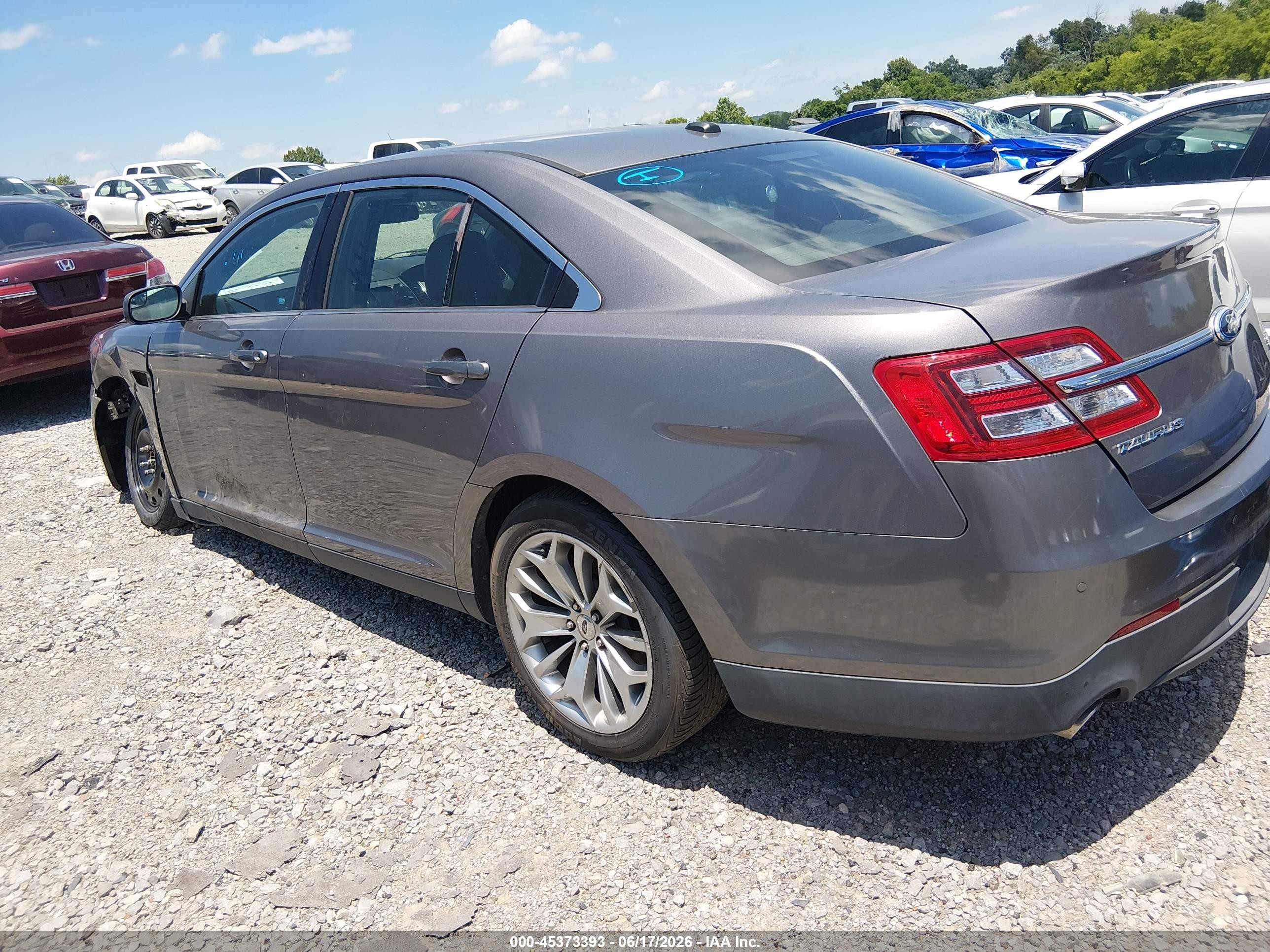 2013 Ford Taurus Sel Gray vin: 1FAHP2H84DG215419