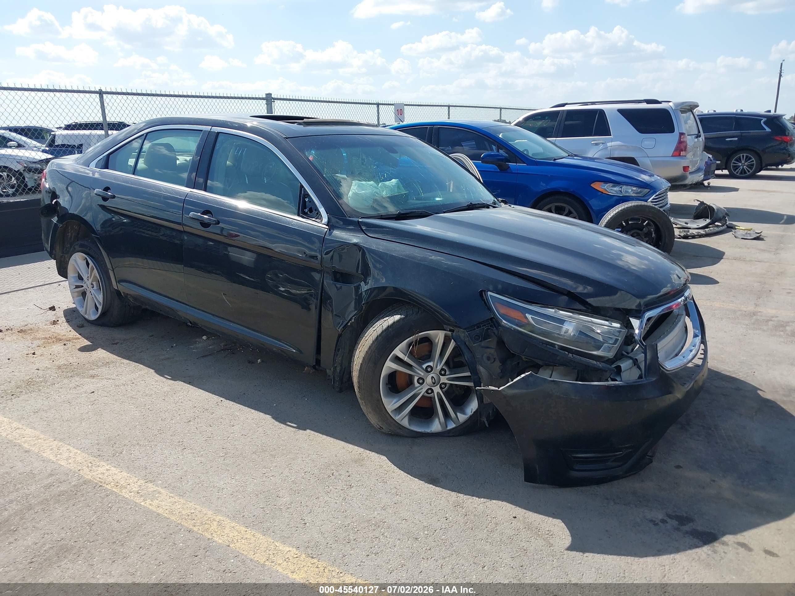 2013 Ford Taurus Sel Black vin: 1FAHP2H84DG215503
