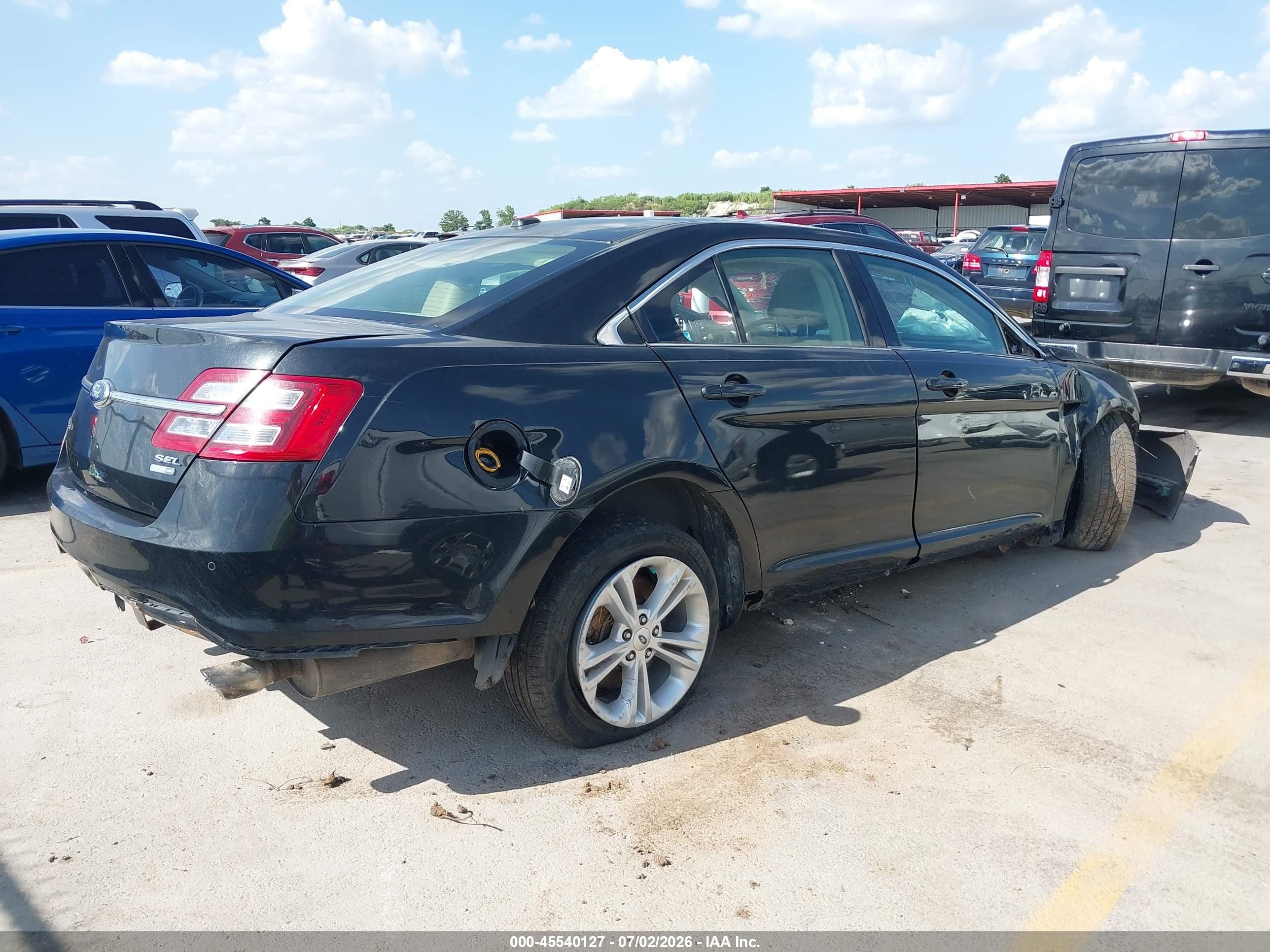 2013 Ford Taurus Sel Black vin: 1FAHP2H84DG215503