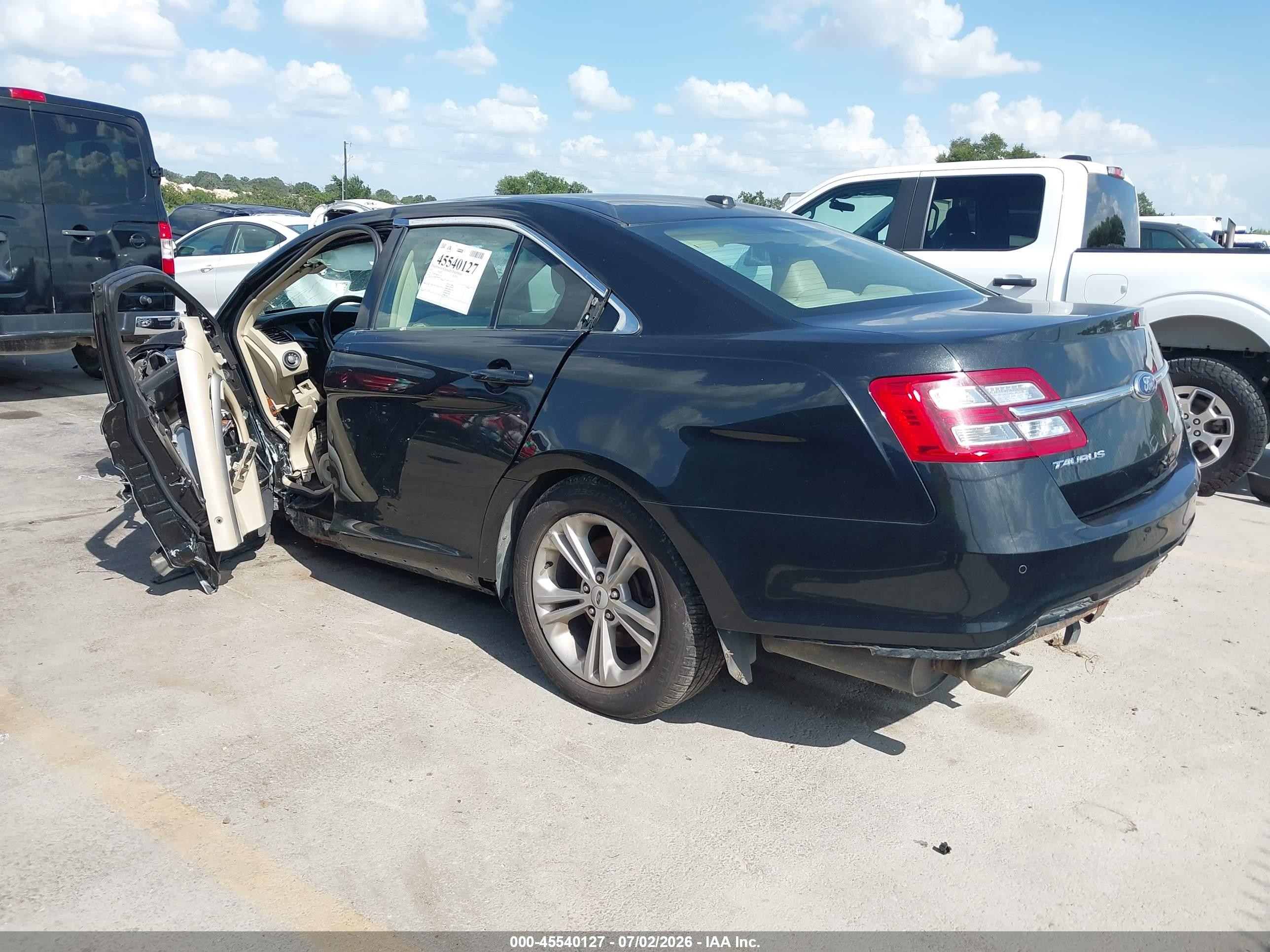 2013 Ford Taurus Sel Black vin: 1FAHP2H84DG215503