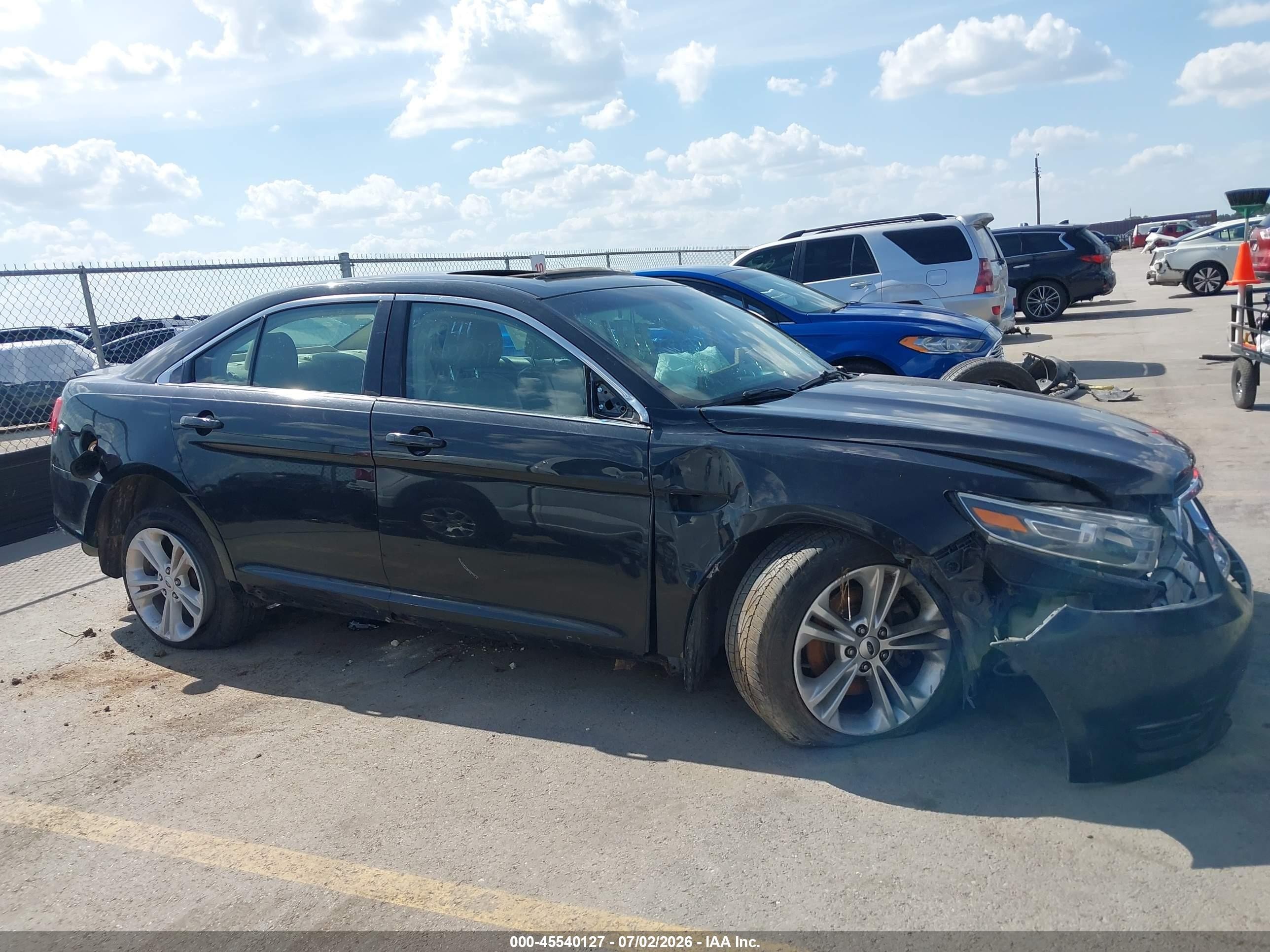 2013 Ford Taurus Sel Black vin: 1FAHP2H84DG215503