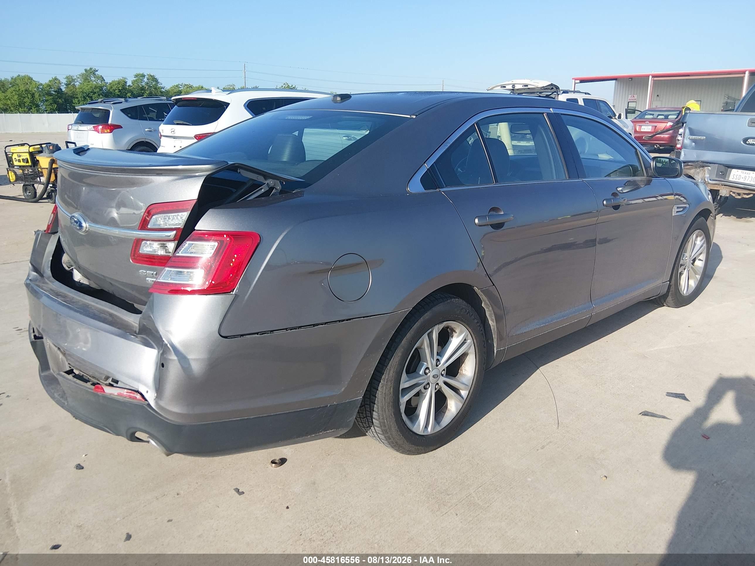 2013 Ford Taurus Sel Серый vin: 1FAHP2H84DG228560
