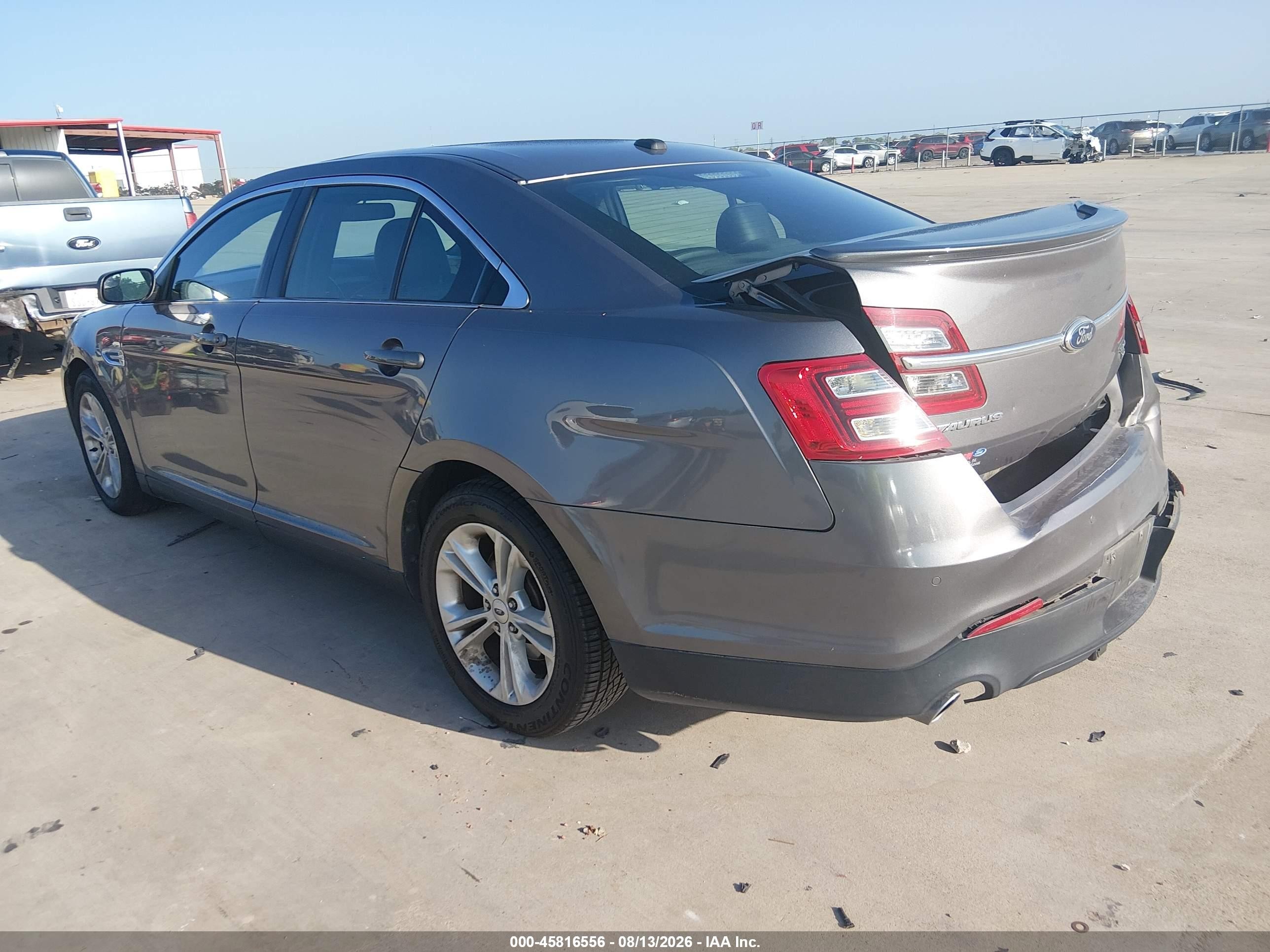 2013 Ford Taurus Sel Серый vin: 1FAHP2H84DG228560