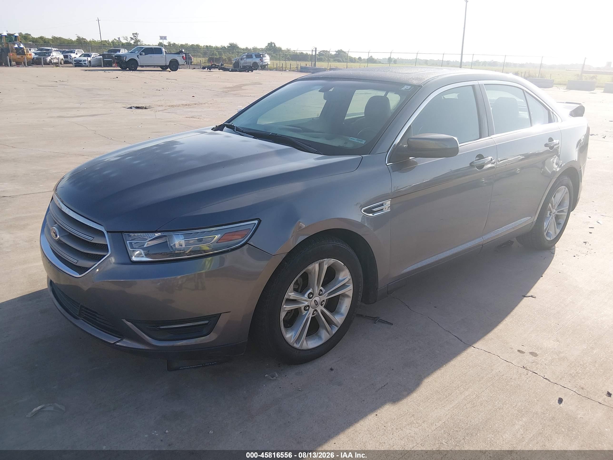 2013 Ford Taurus Sel Серый vin: 1FAHP2H84DG228560