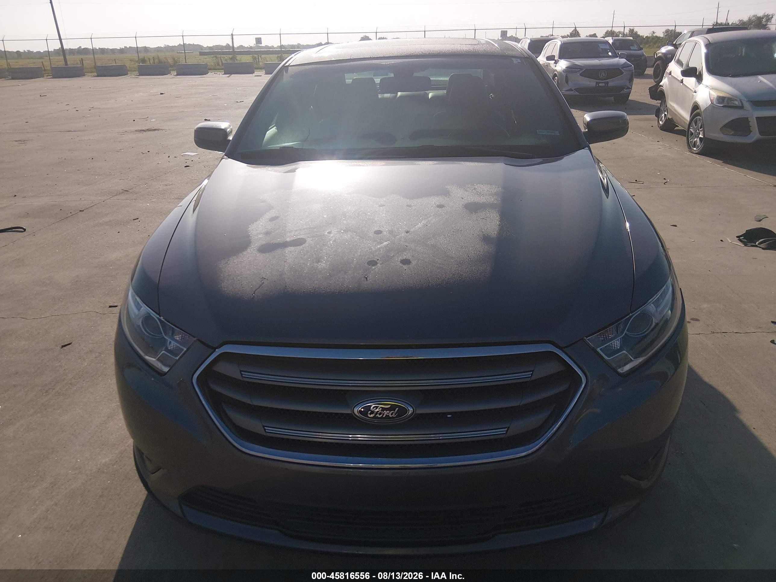 2013 Ford Taurus Sel Серый vin: 1FAHP2H84DG228560