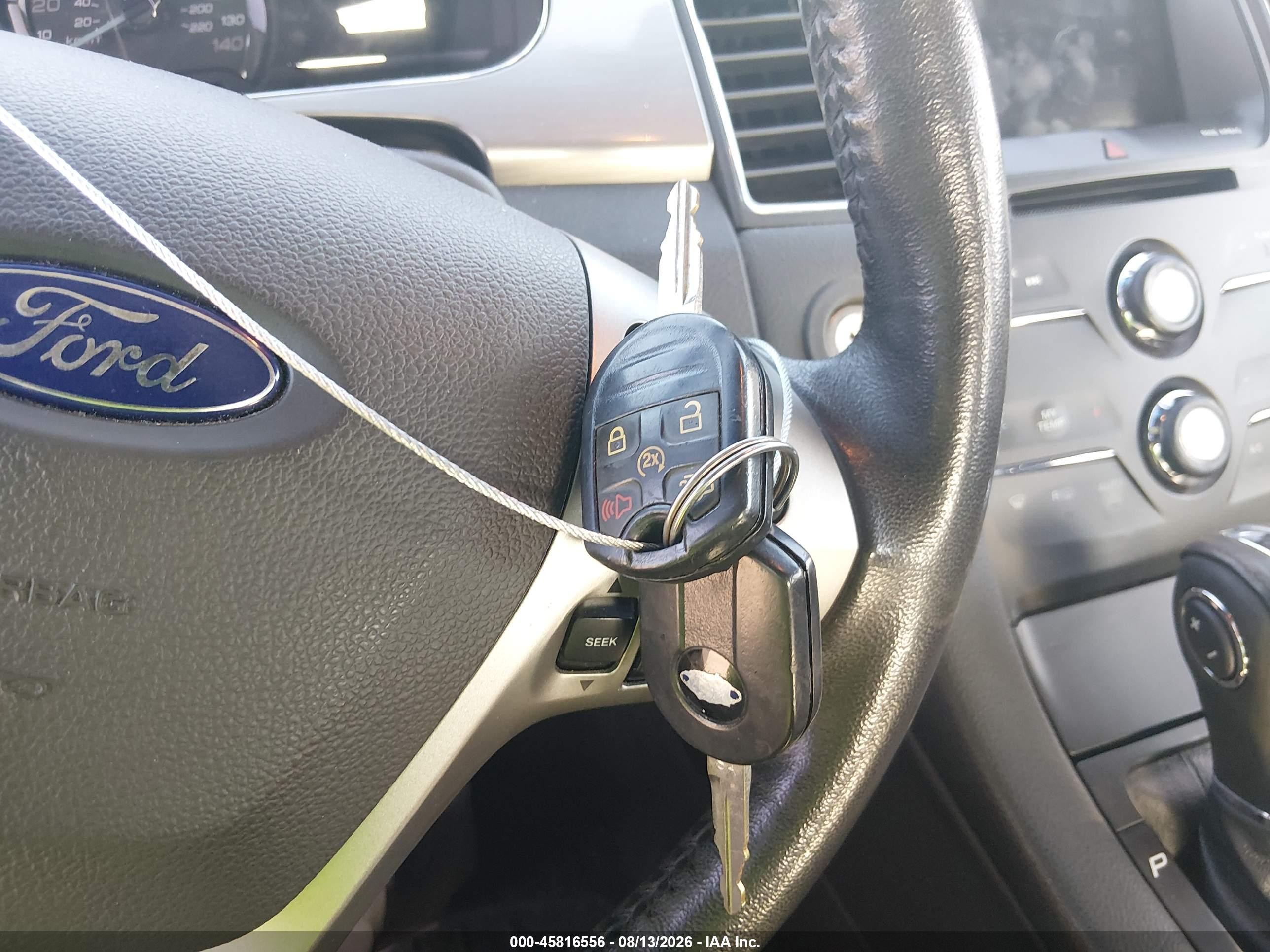2013 Ford Taurus Sel Серый vin: 1FAHP2H84DG228560