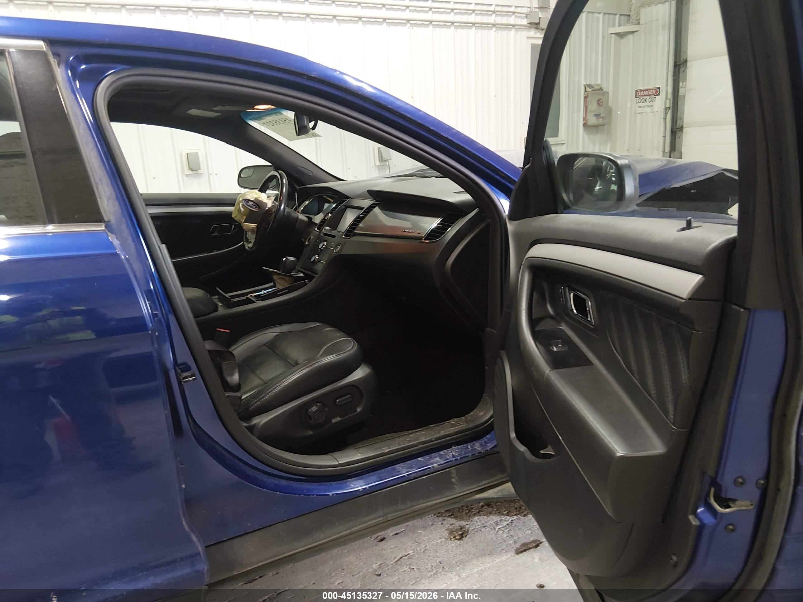 2013 Ford Taurus Sel Blue vin: 1FAHP2H85DG231211