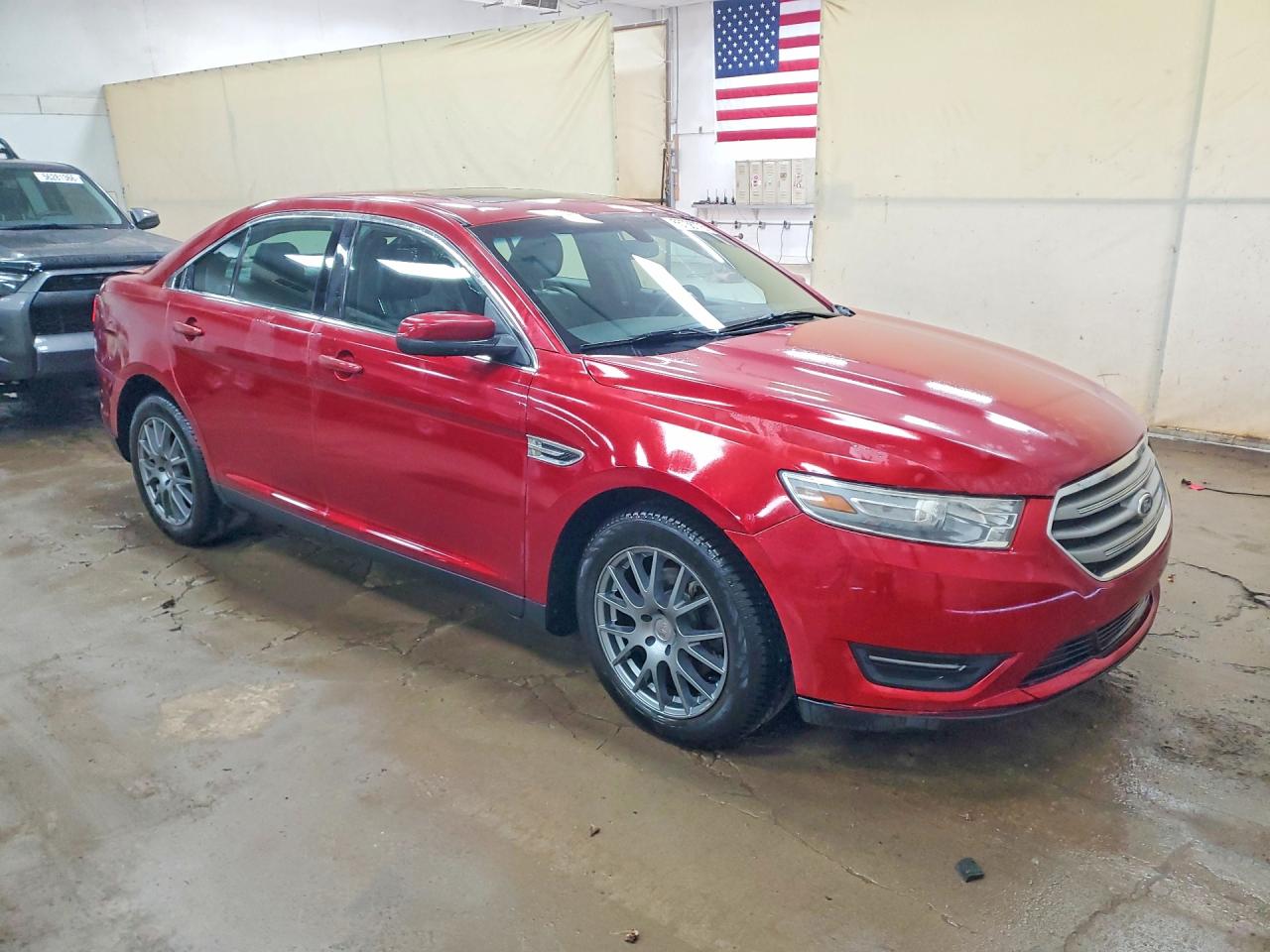 2014 Ford Taurus Sel Red vin: 1FAHP2H86EG151286