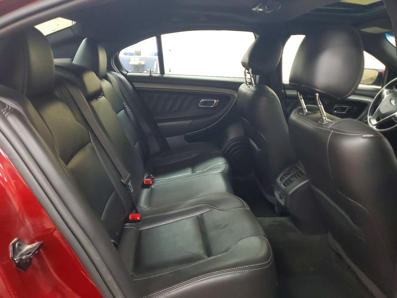 2014 Ford Taurus Sel Red vin: 1FAHP2H86EG151286