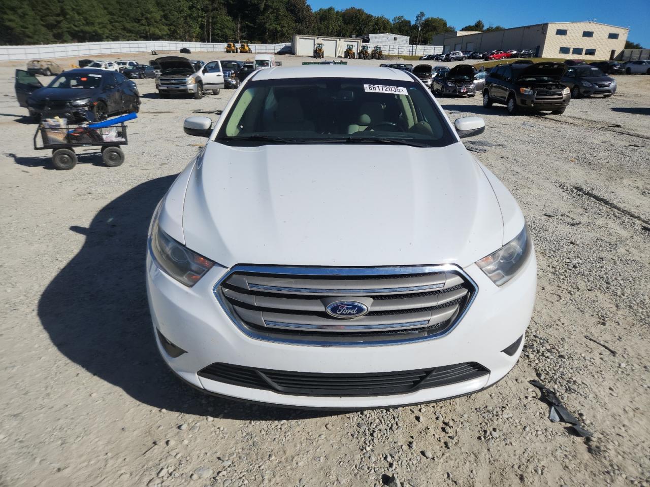 2015 Ford Taurus Sel White vin: 1FAHP2H86FG163956