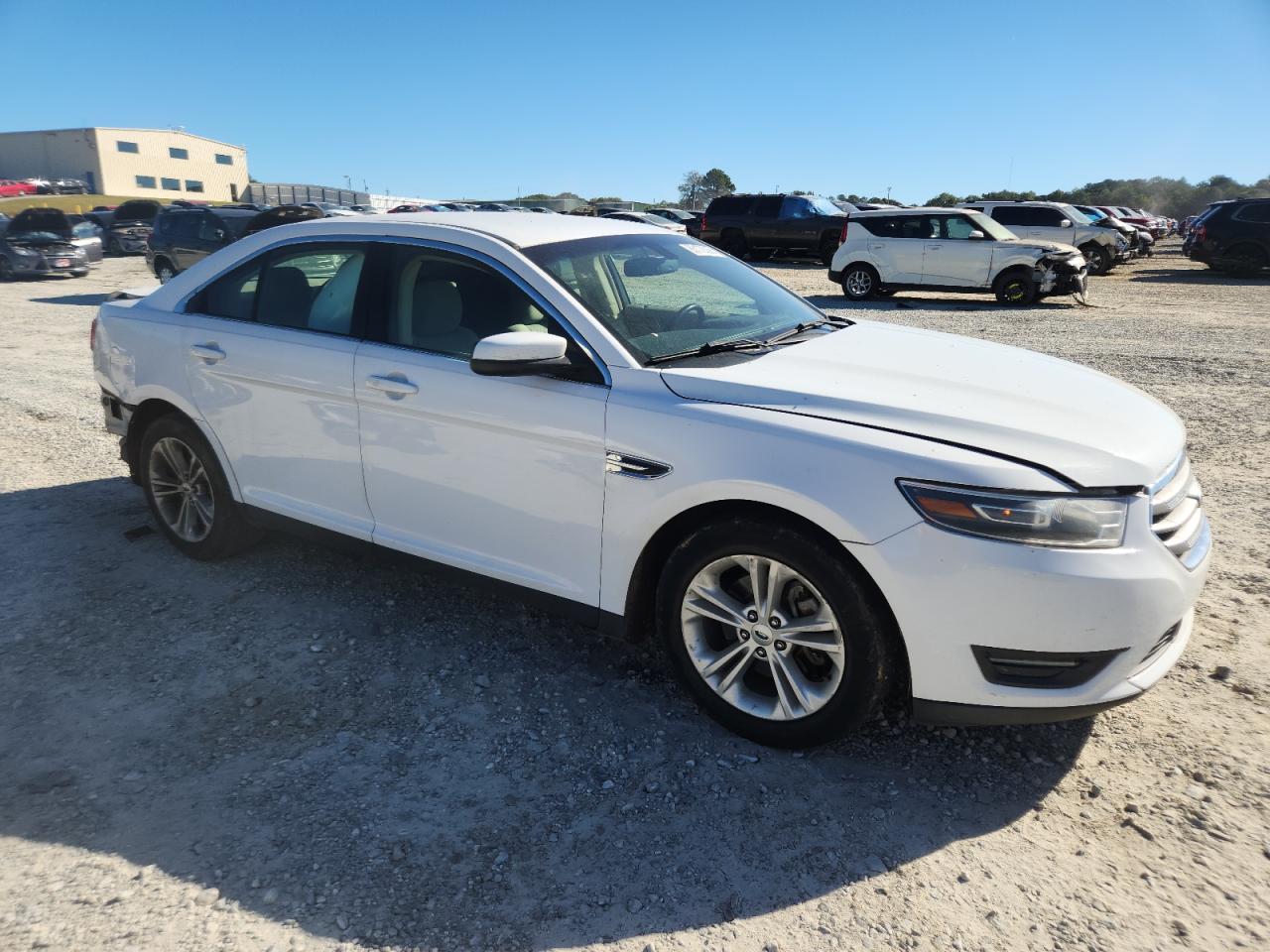 2015 Ford Taurus Sel White vin: 1FAHP2H86FG163956