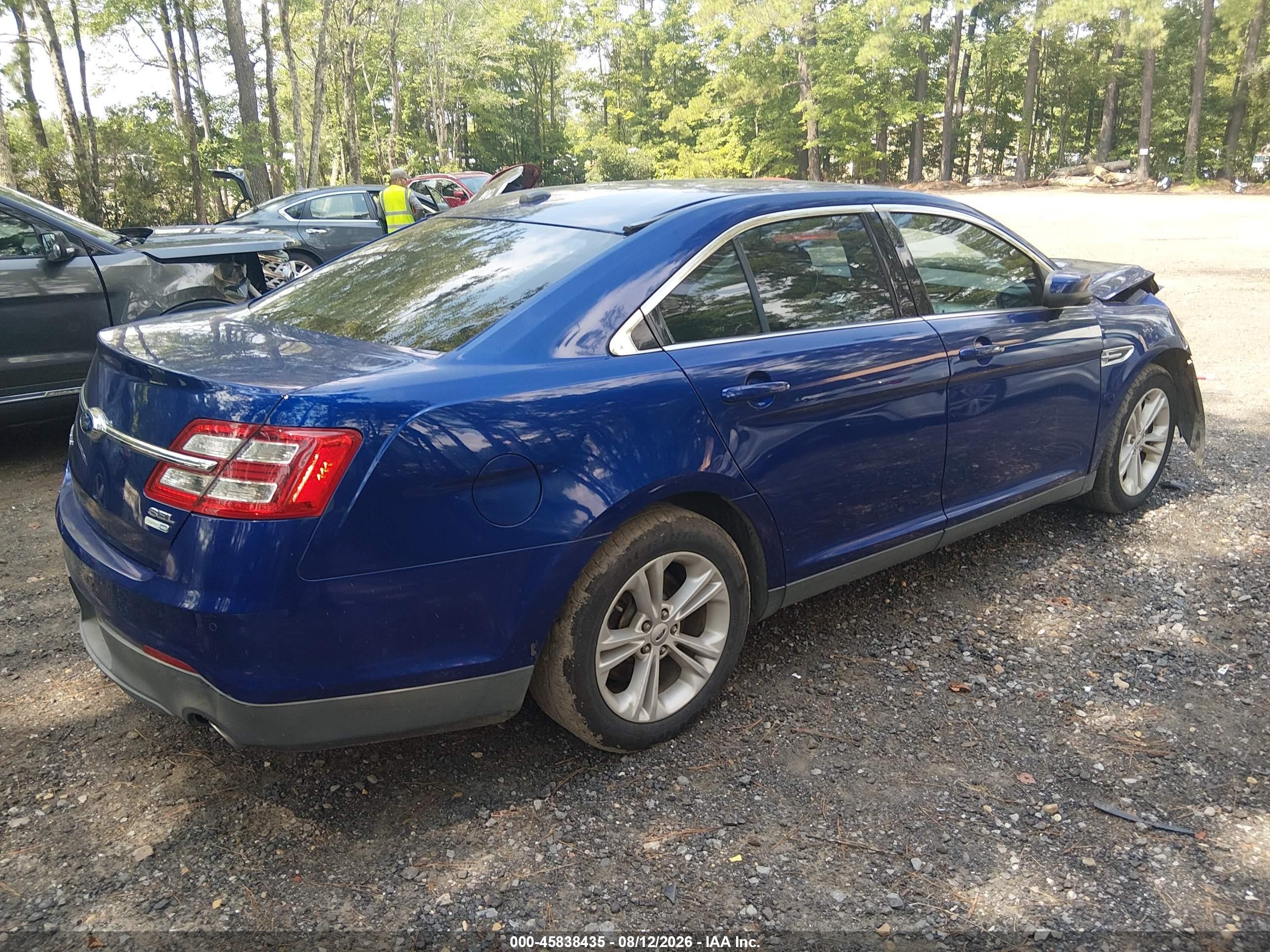 2015 Ford Taurus Sel Blue vin: 1FAHP2H88FG110708